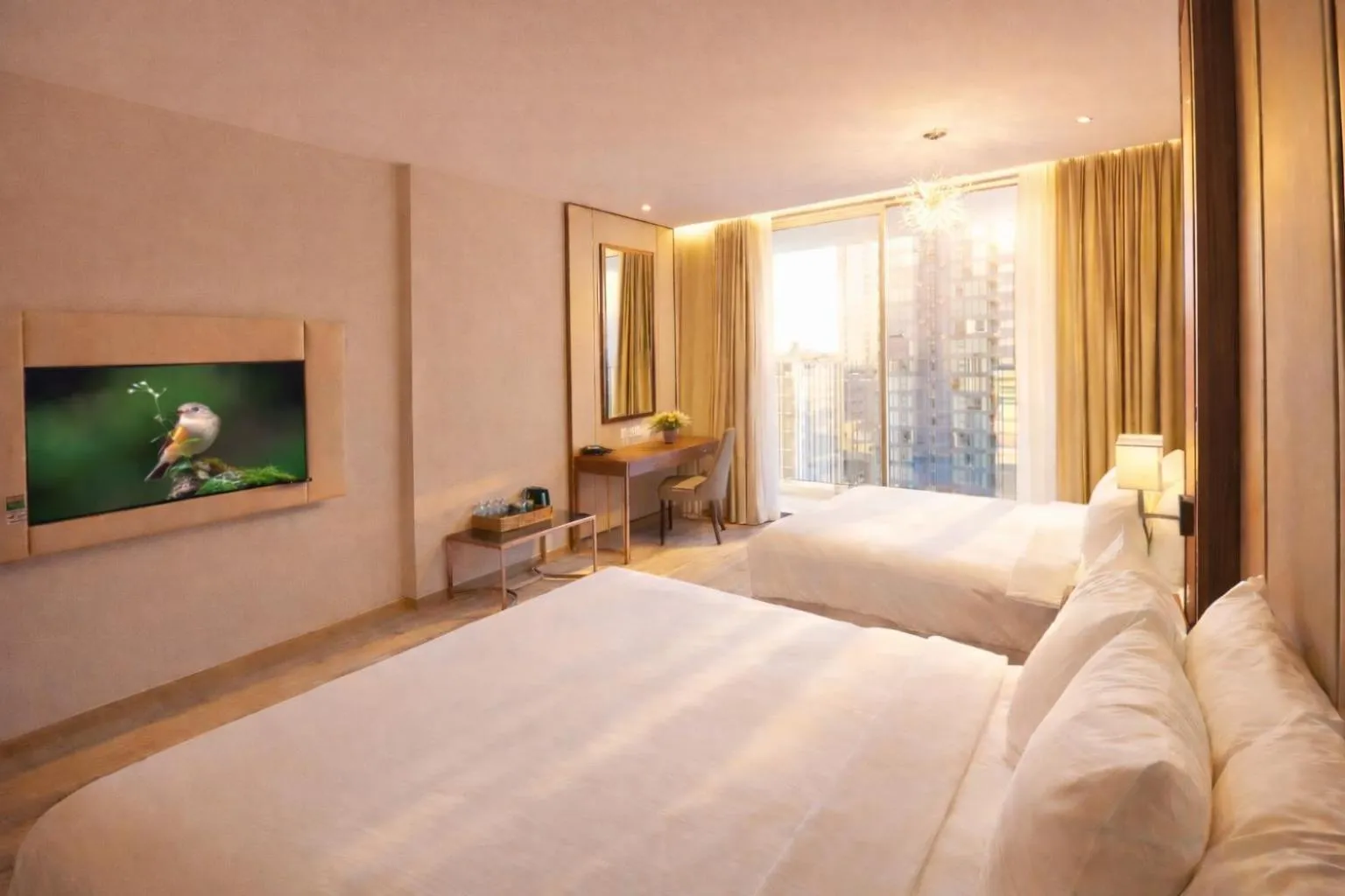 Bed in Holi Panorama Condotel