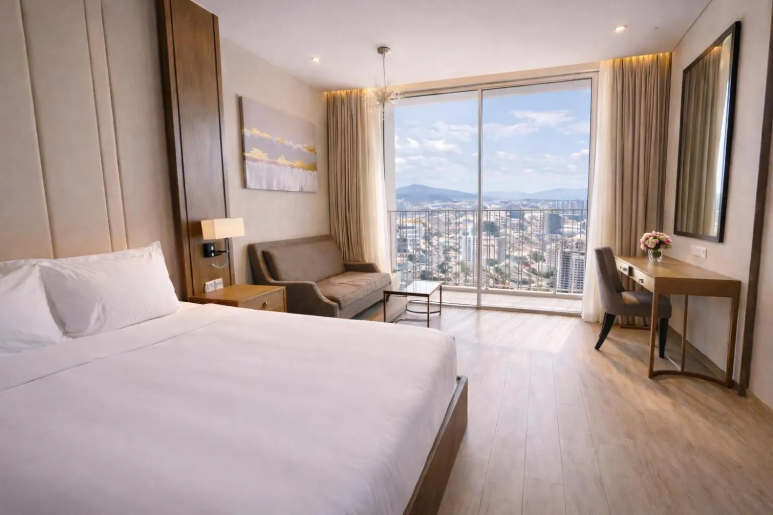 Bed in Holi Panorama Condotel