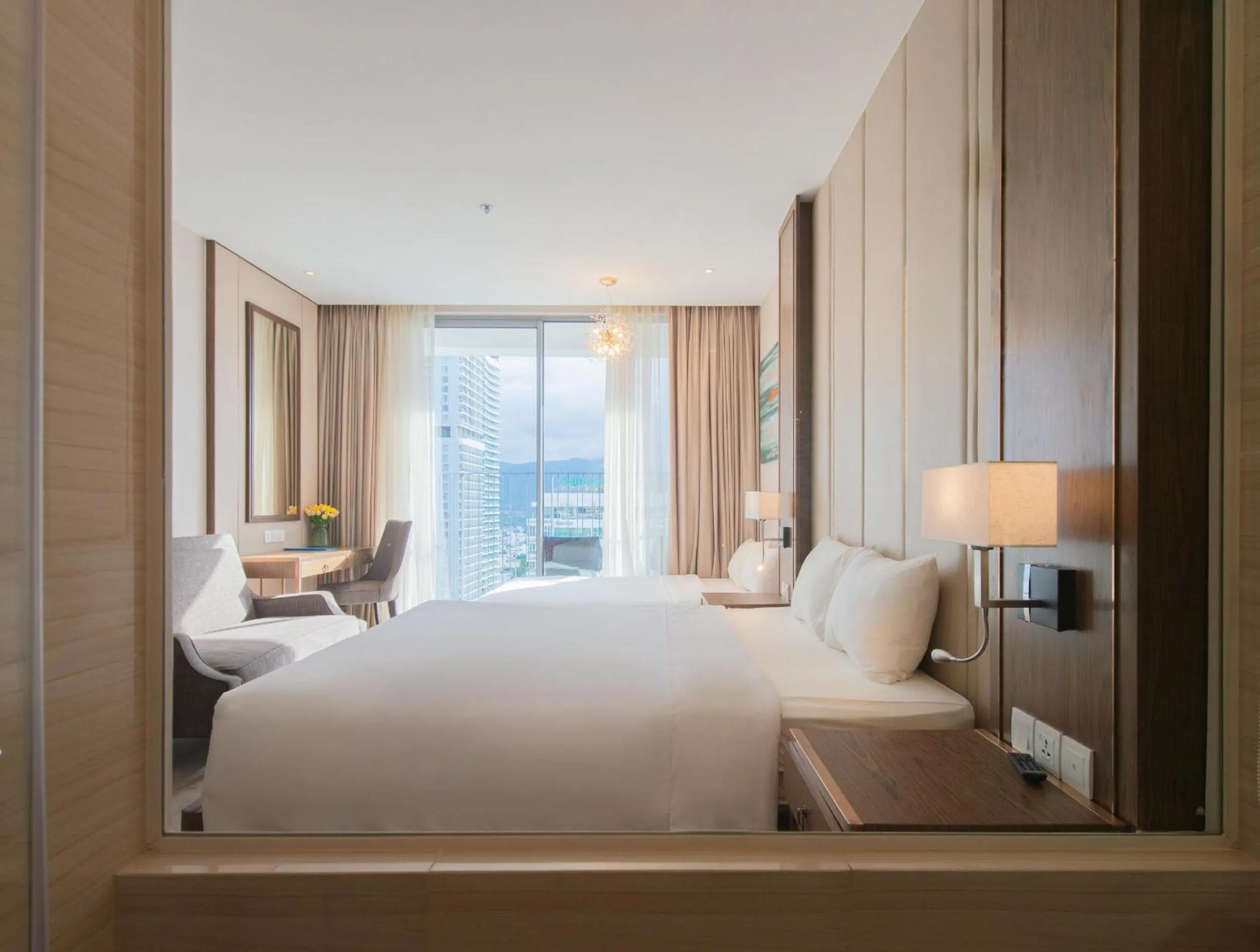 Bed in Holi Panorama Condotel