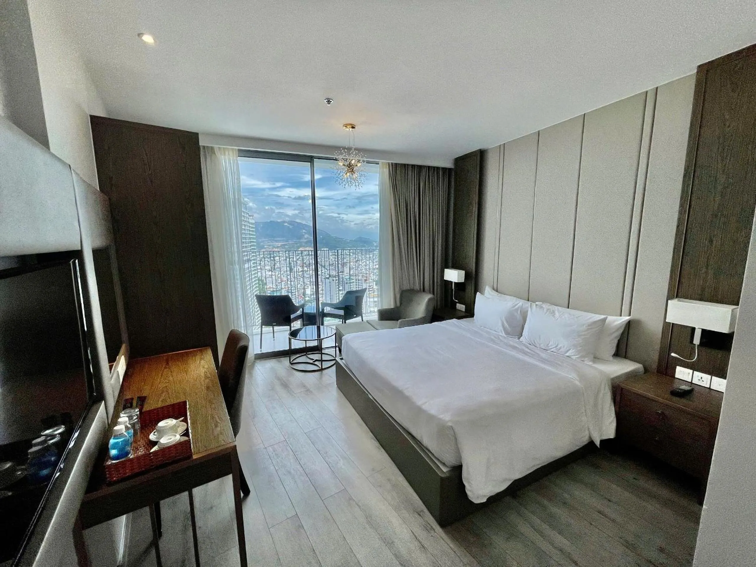 Bed in Holi Panorama Condotel