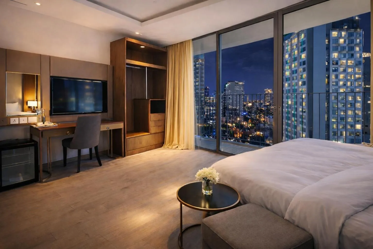 Bed in Holi Panorama Condotel