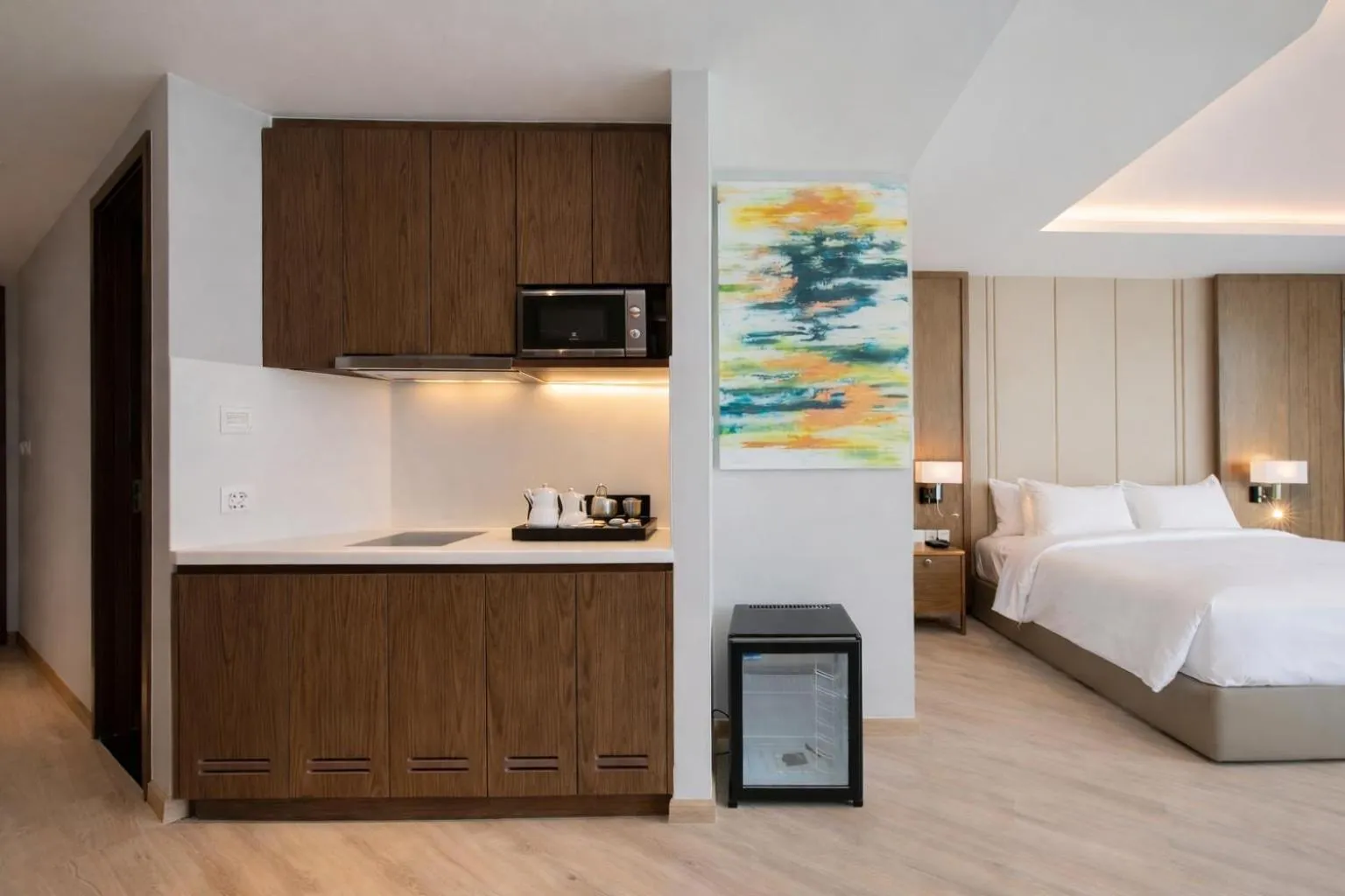 Bed in Holi Panorama Condotel