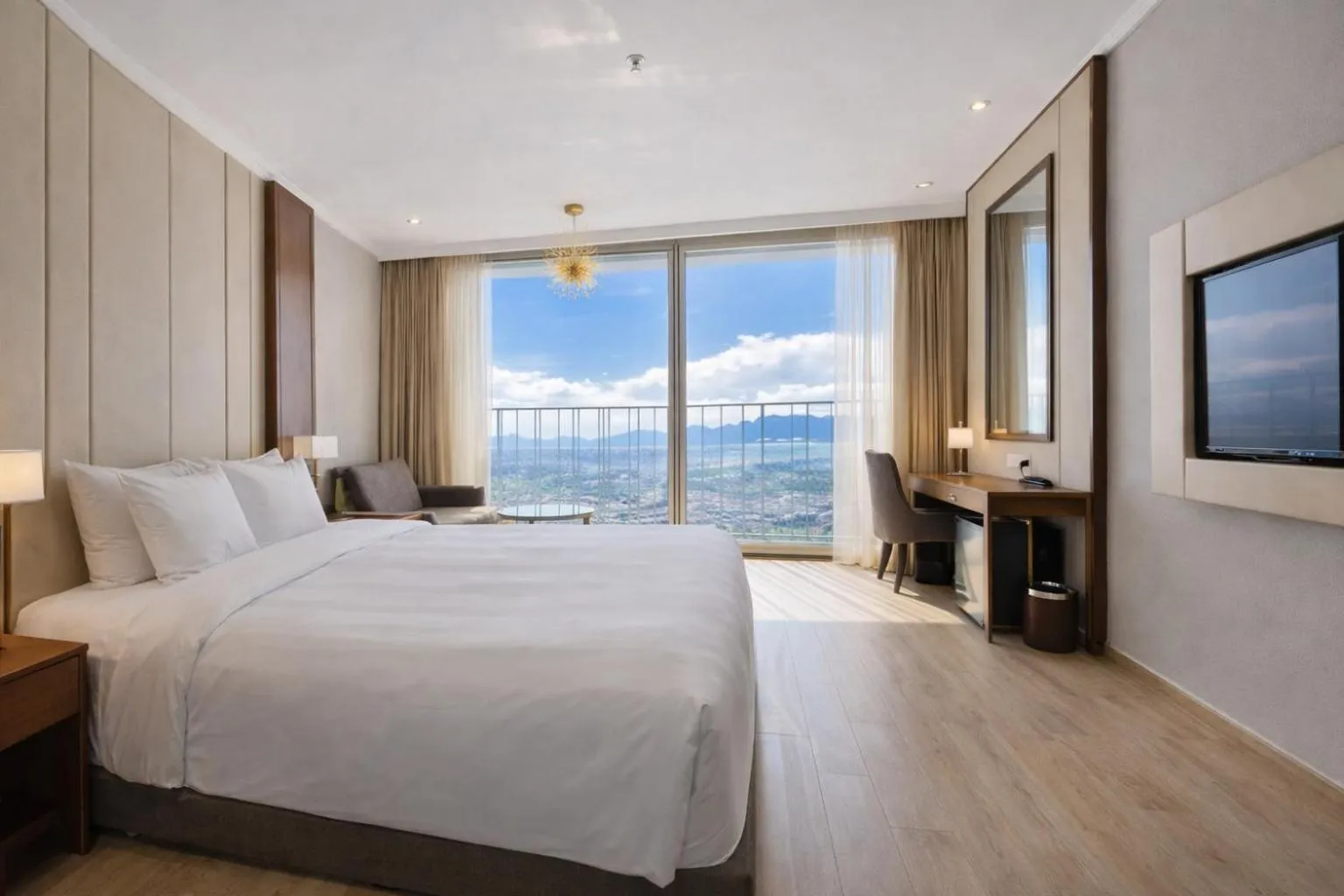 Bed in Holi Panorama Condotel