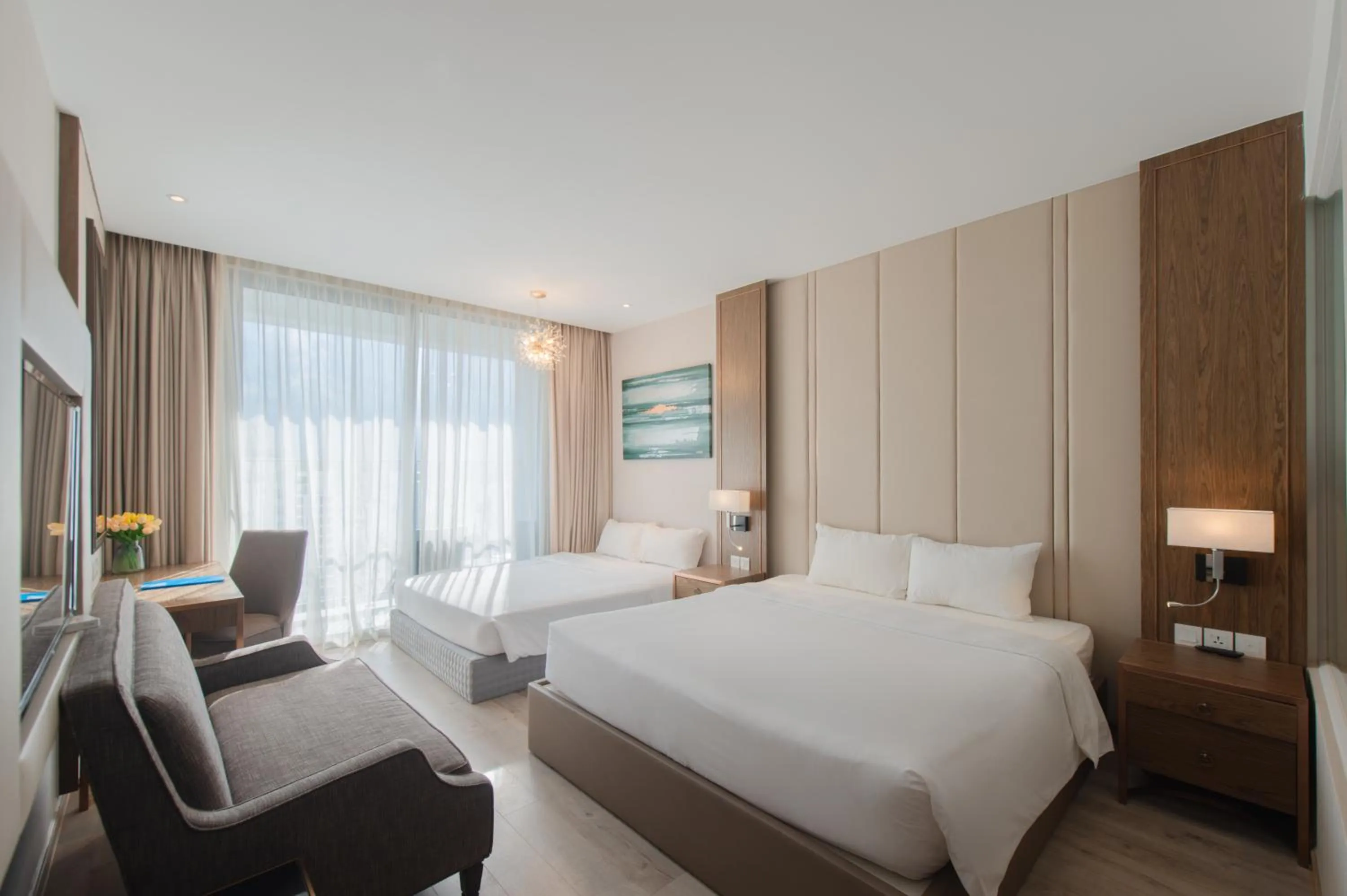 Bed in Holi Panorama Condotel