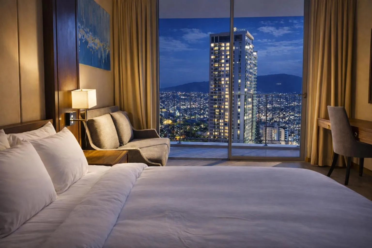 Bed in Holi Panorama Condotel