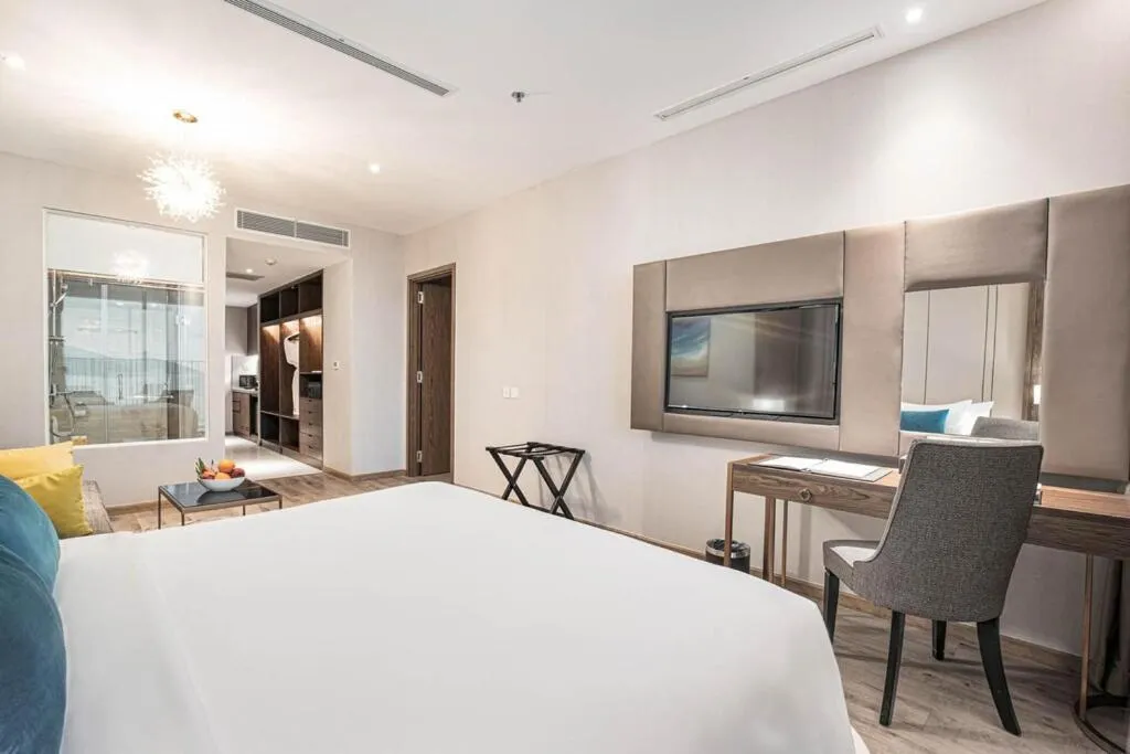 Bed in Holi Panorama Condotel