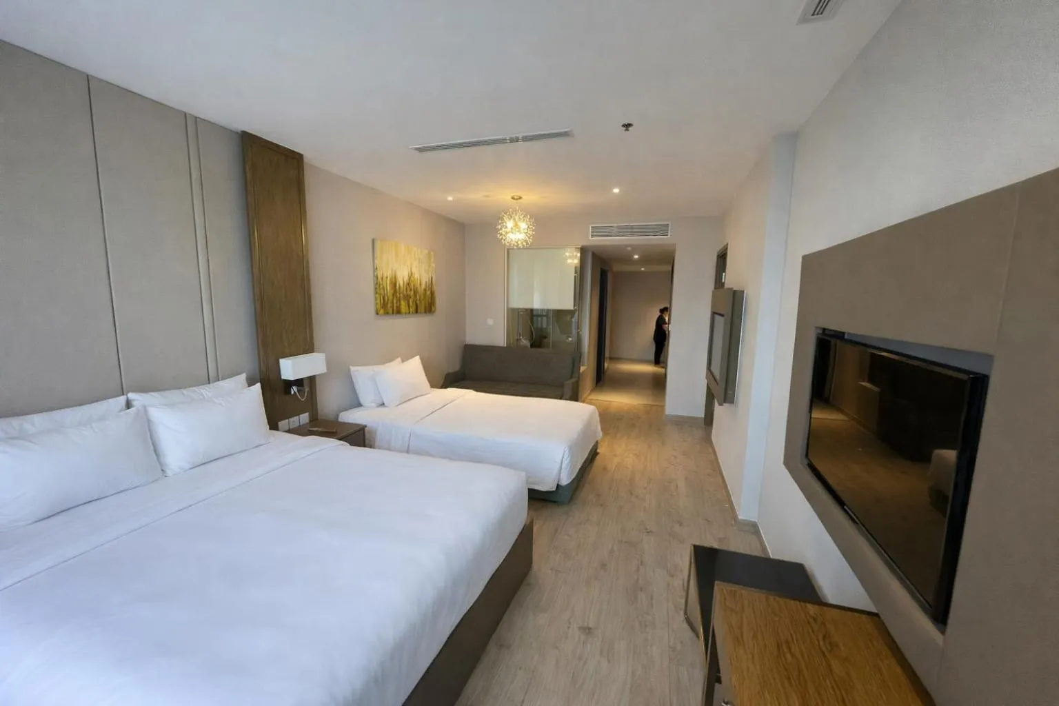 Bed in Holi Panorama Condotel