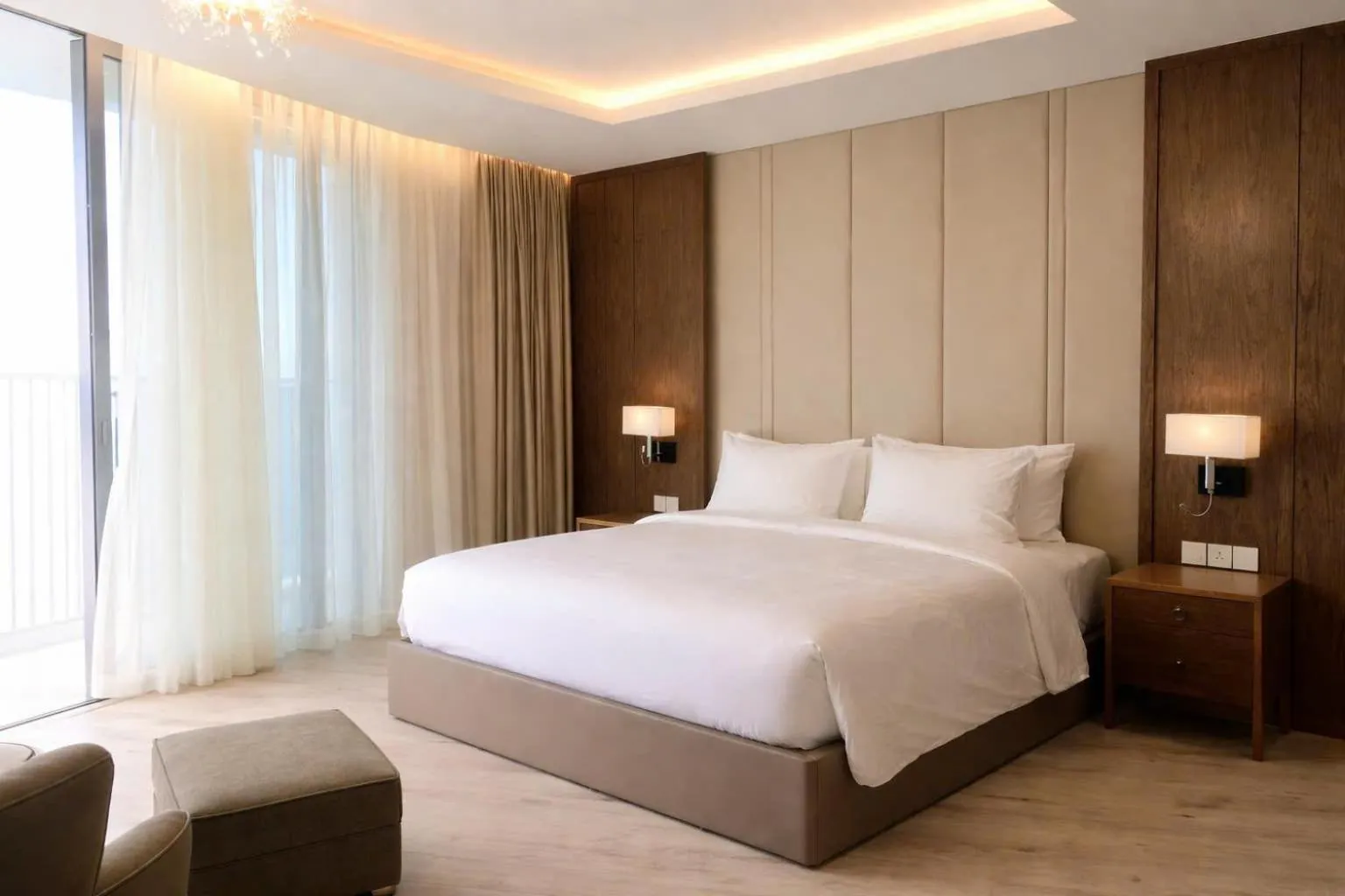 Bed in Holi Panorama Condotel