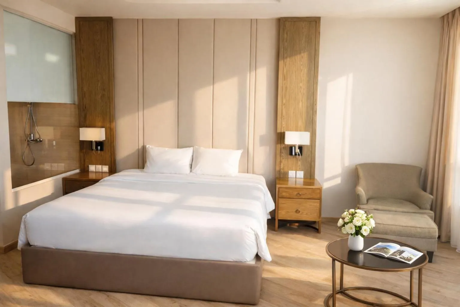 Bed in Holi Panorama Condotel