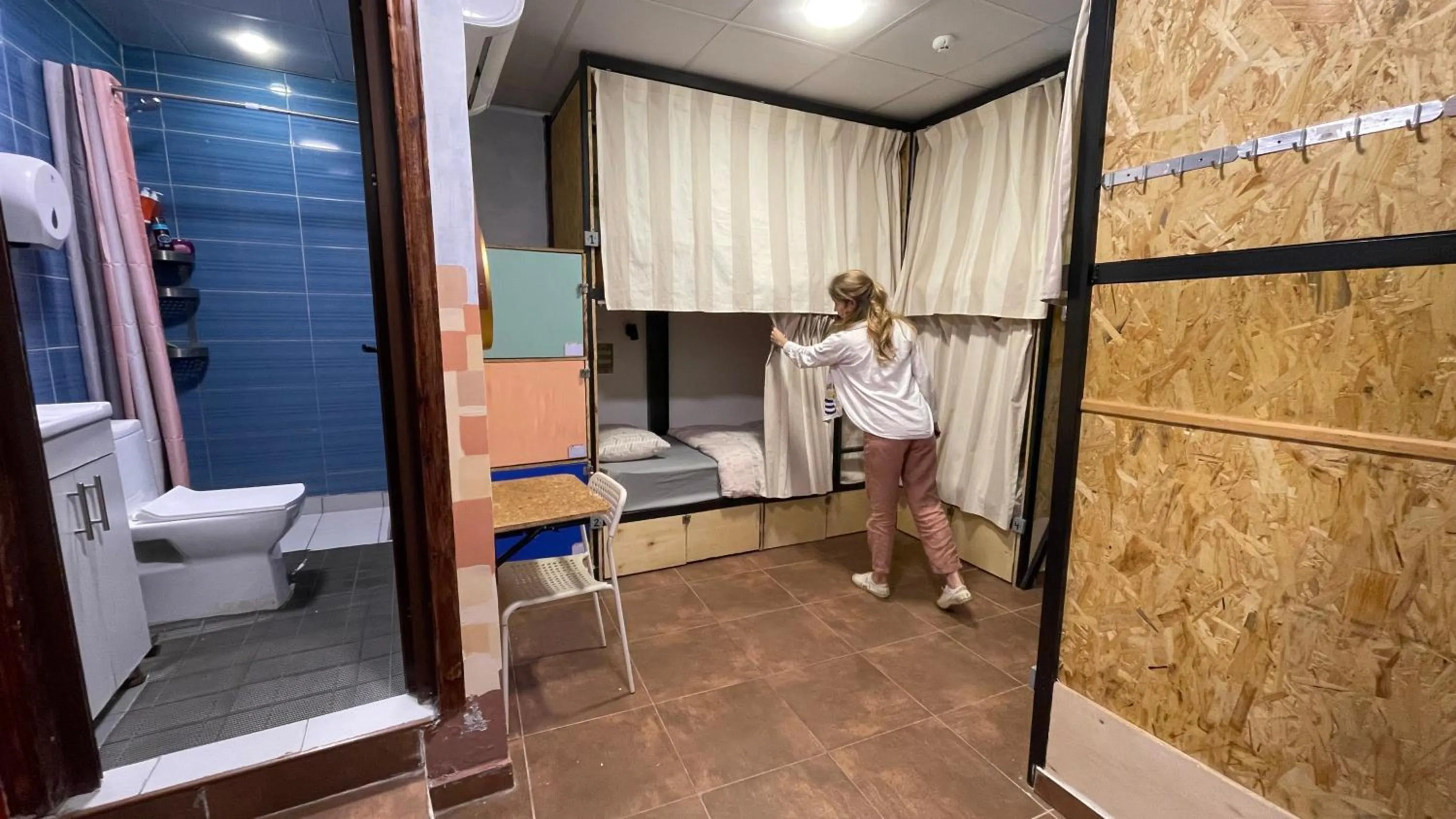 Shower in Carob Hostel