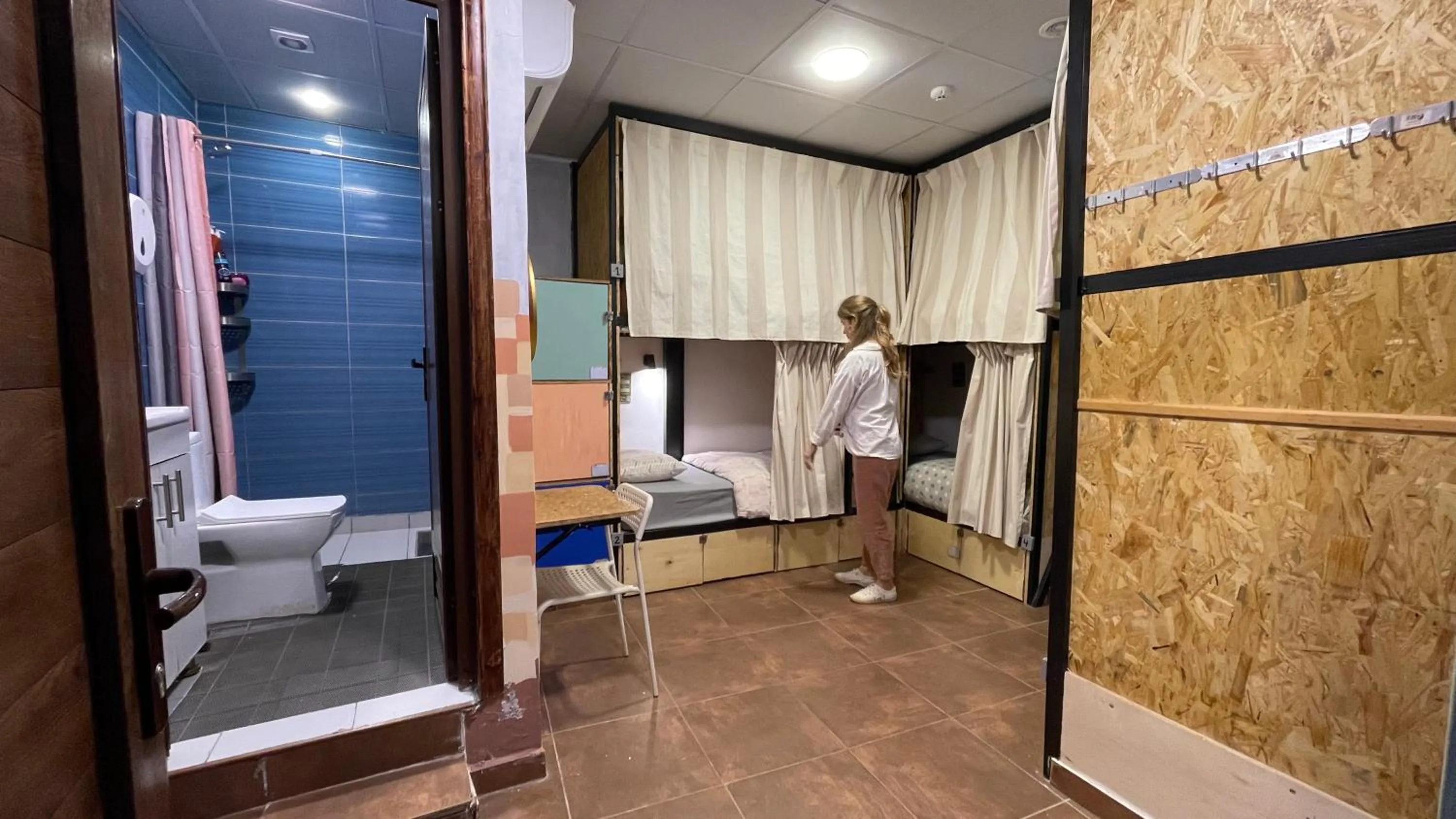 Toilet in Carob Hostel