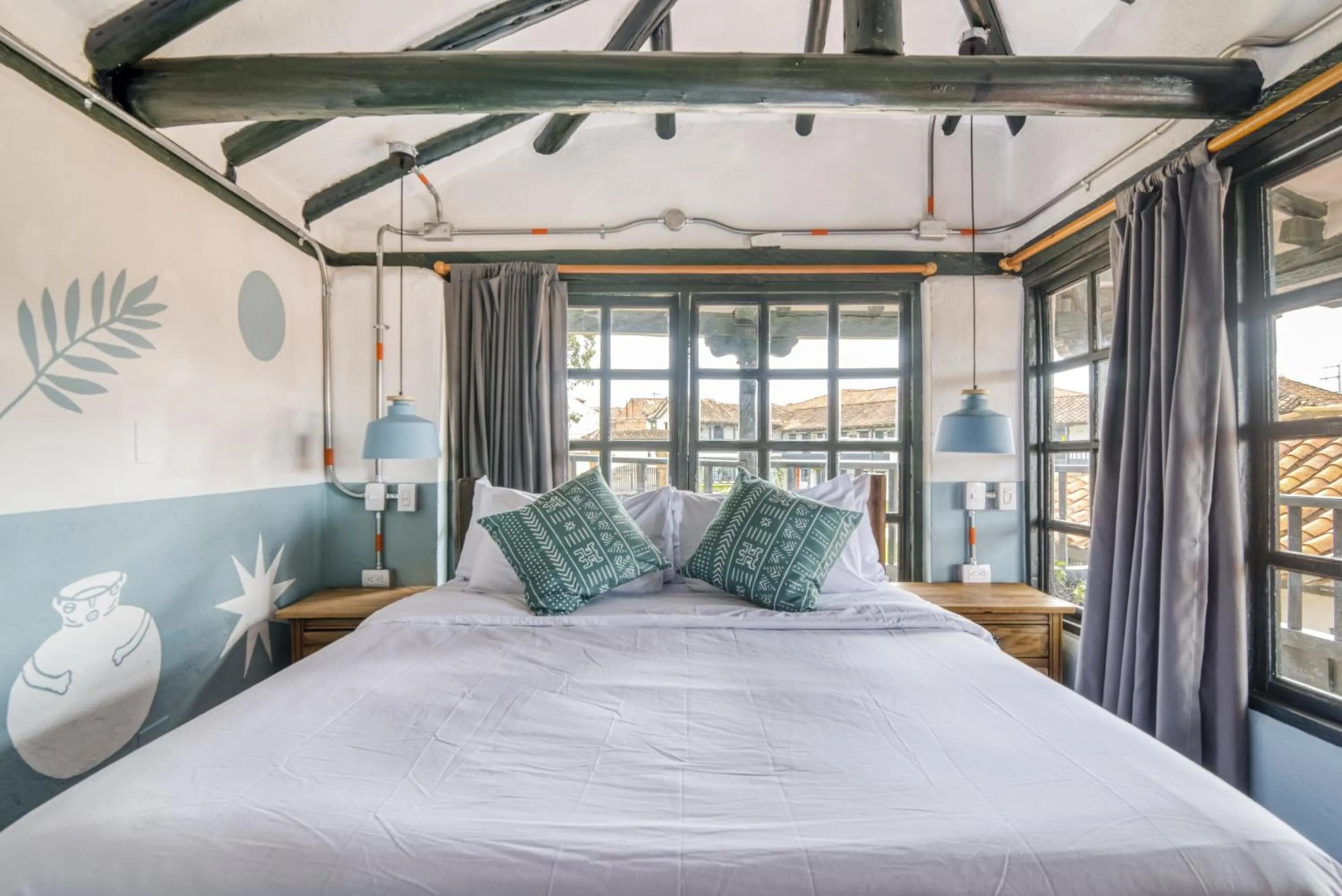 Bedroom, Bed in Hotel Aceitunos