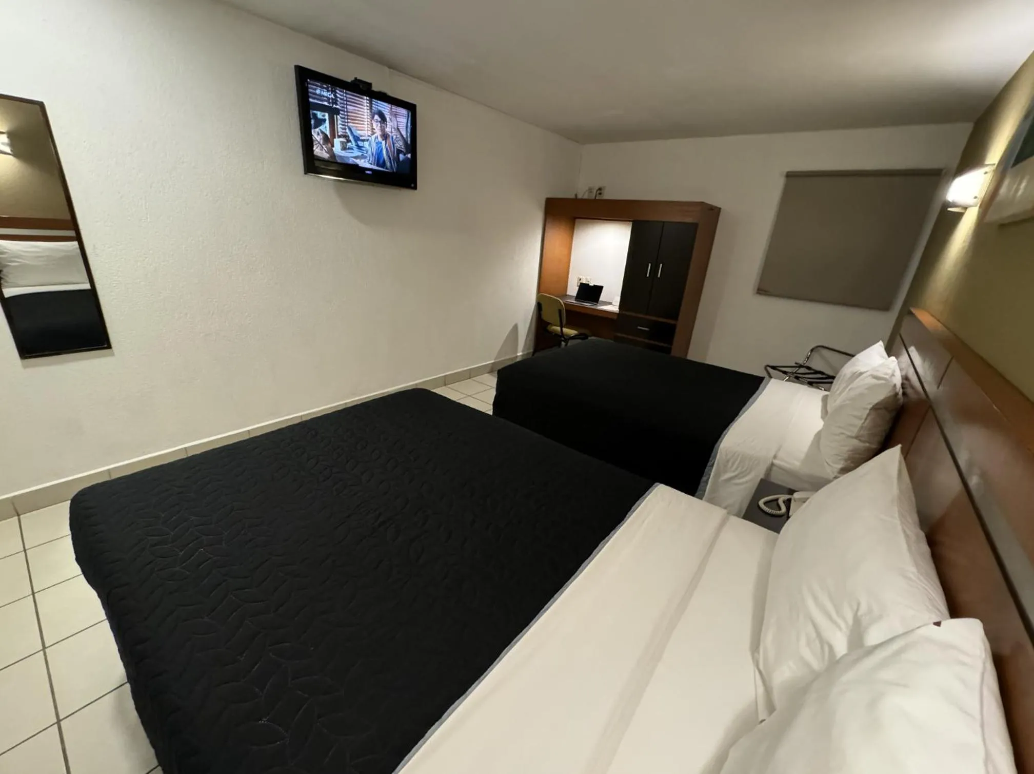 Bed in Hotel Interforum