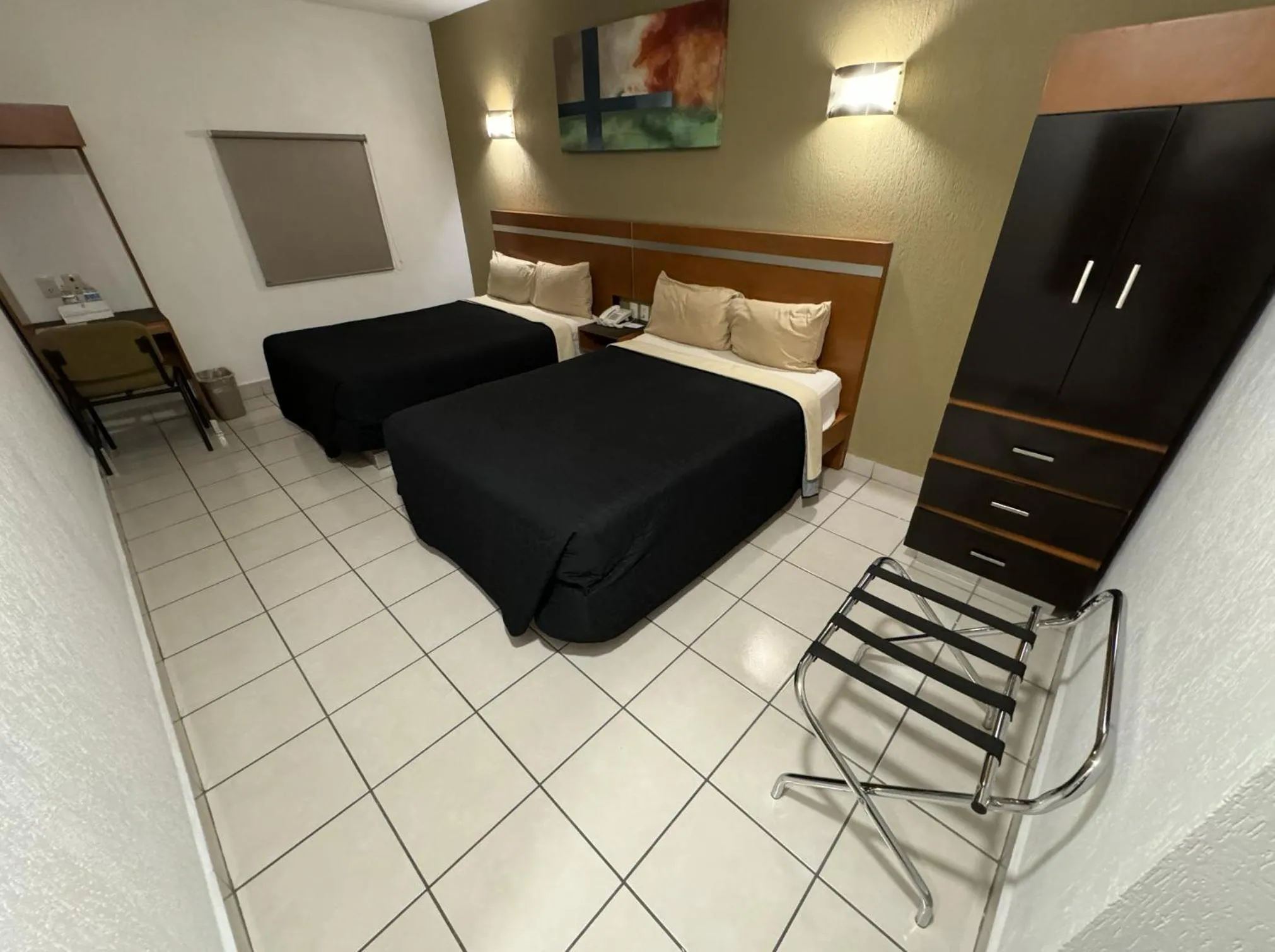 Bed in Hotel Interforum