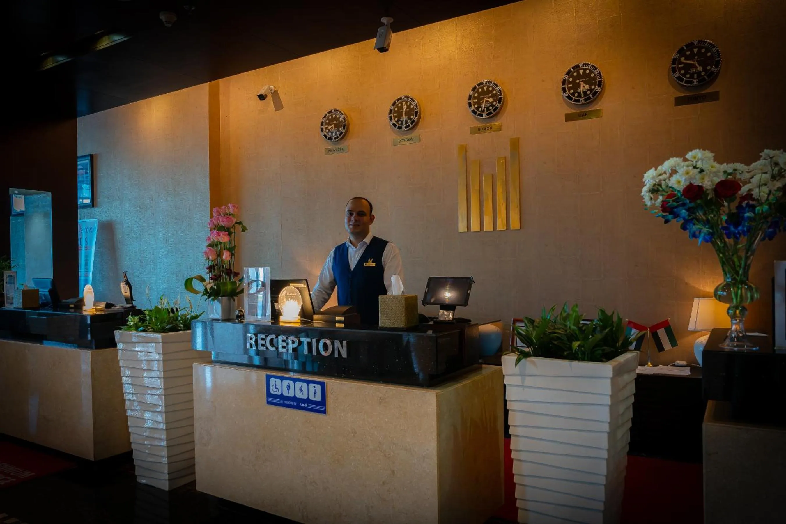 Lobby or reception in Copthorne Hotel Sharjah