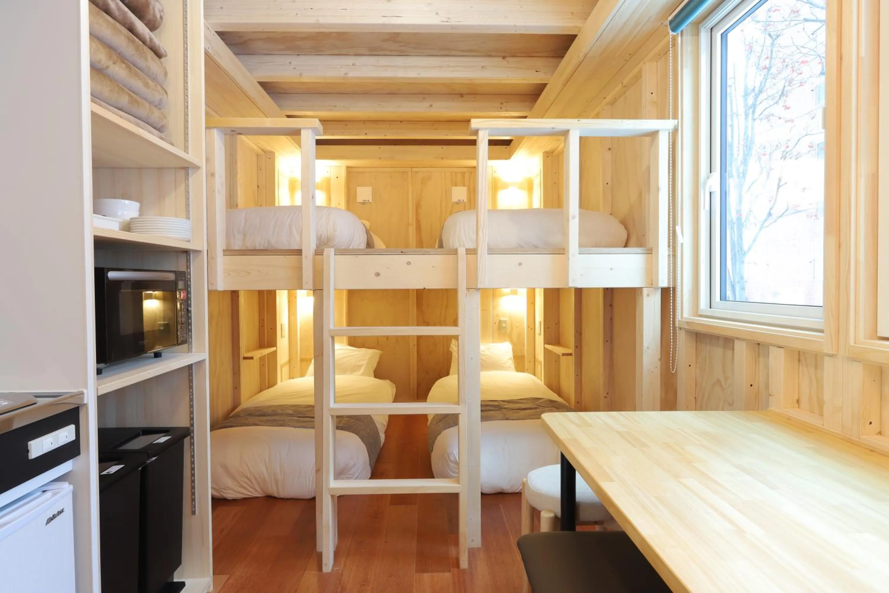 Photo of the whole room, Bed in JR Mobile Inn Sapporo kotoni