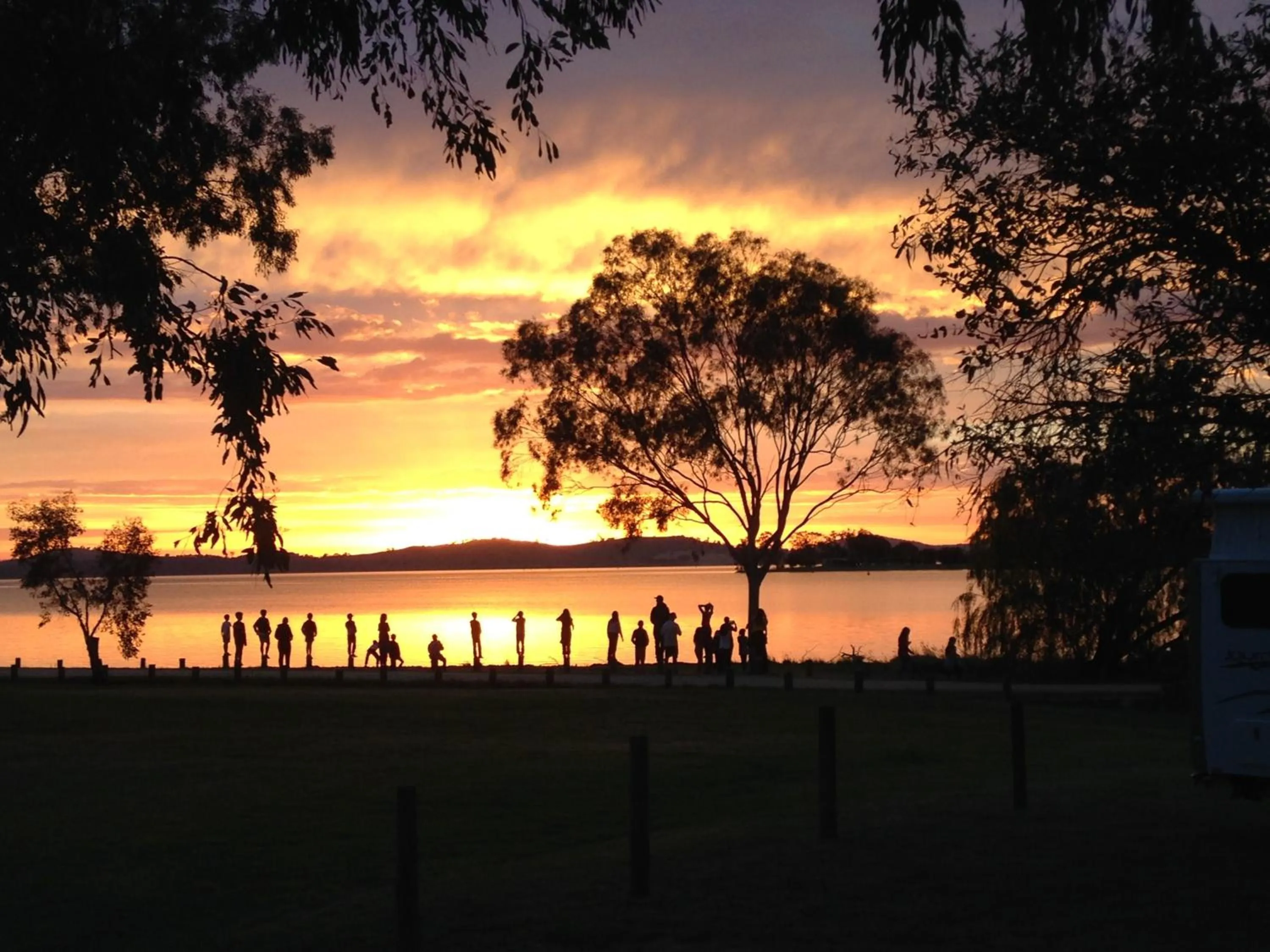 Garden in Lake Hume Holiday Park