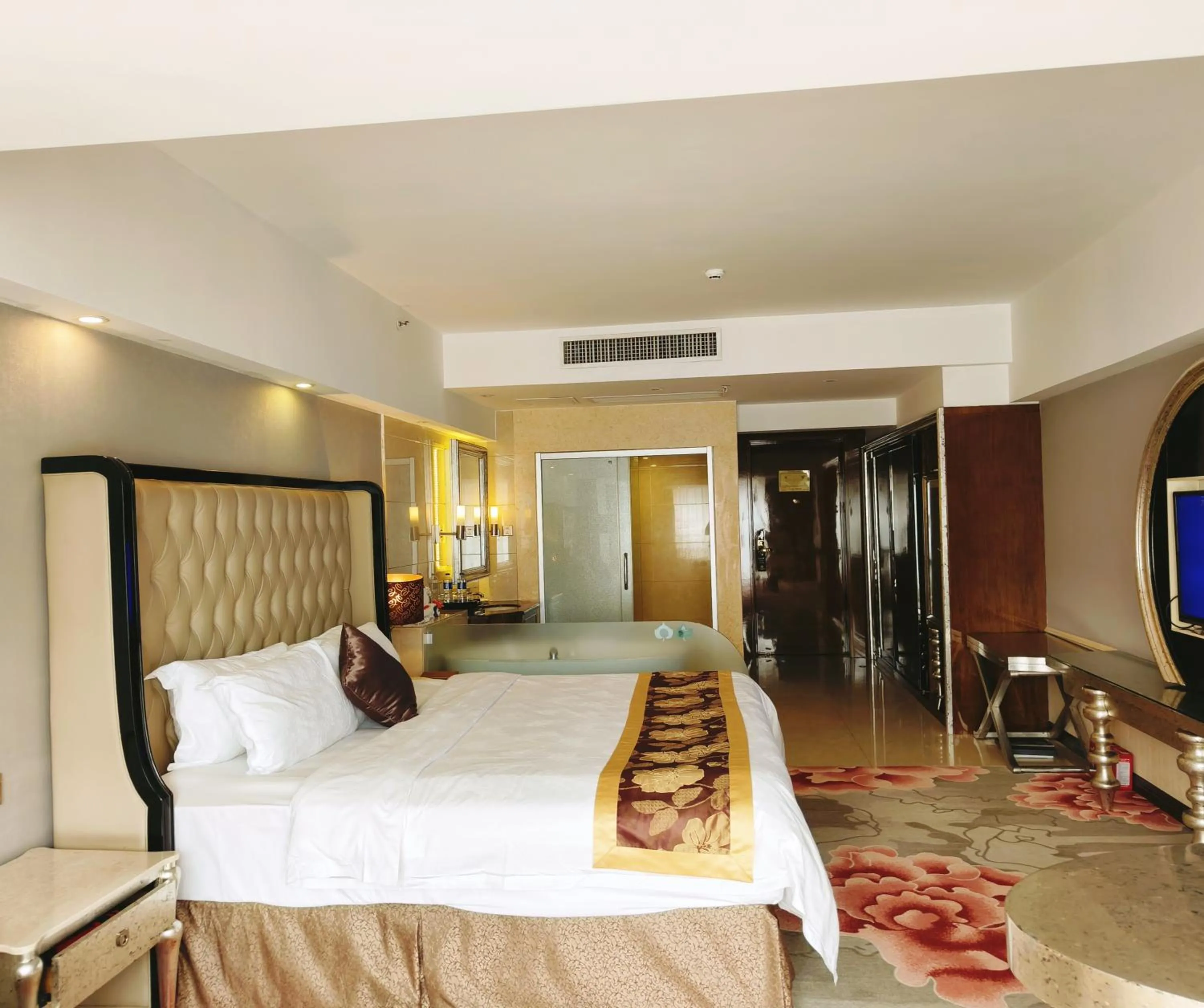 Bed in 广州克莱顿酒店 Clayton Hotel Pazhou Exhibition Center