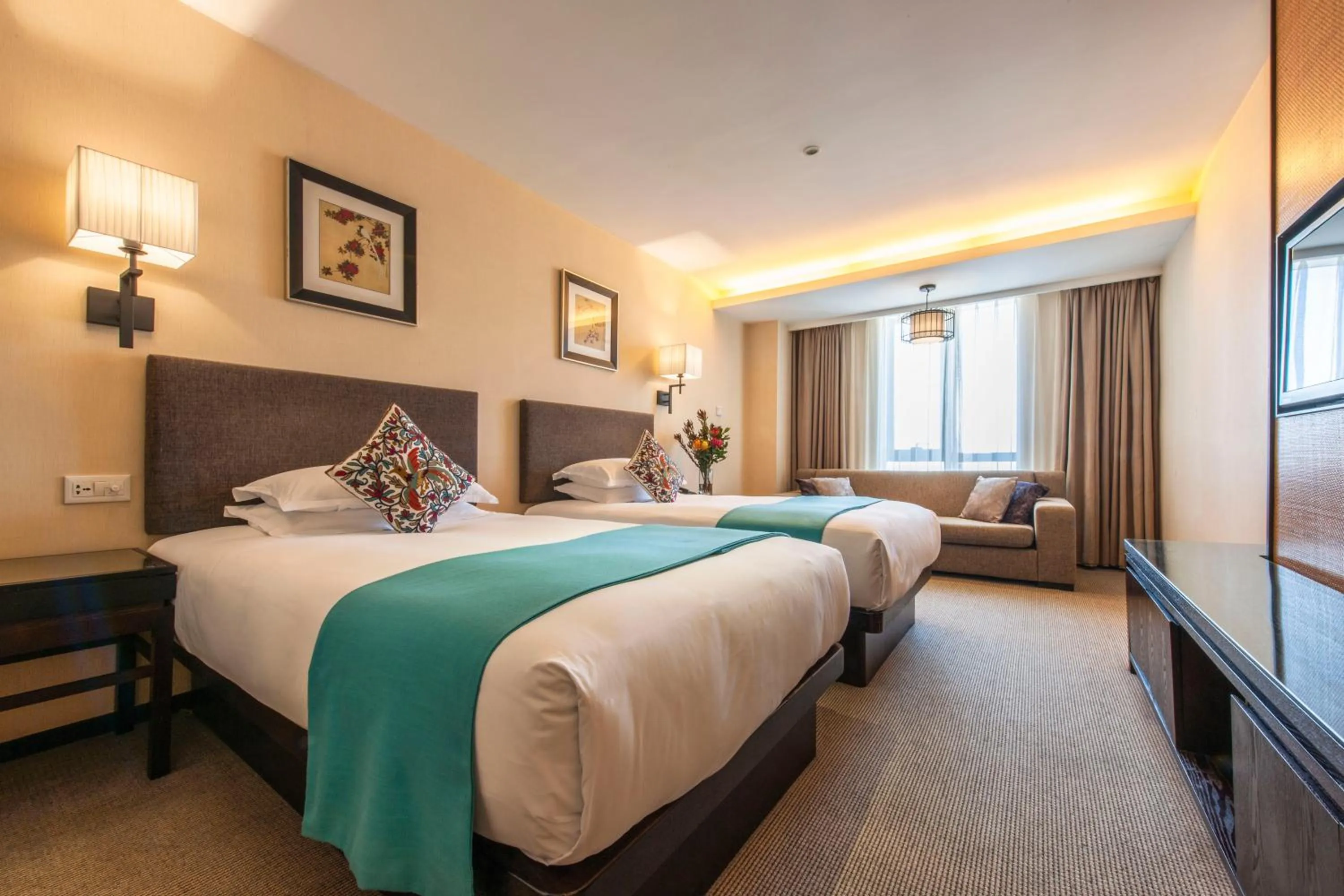 Bedroom, Bed in SSAW Boutique Hotel Hefei Intime Centre