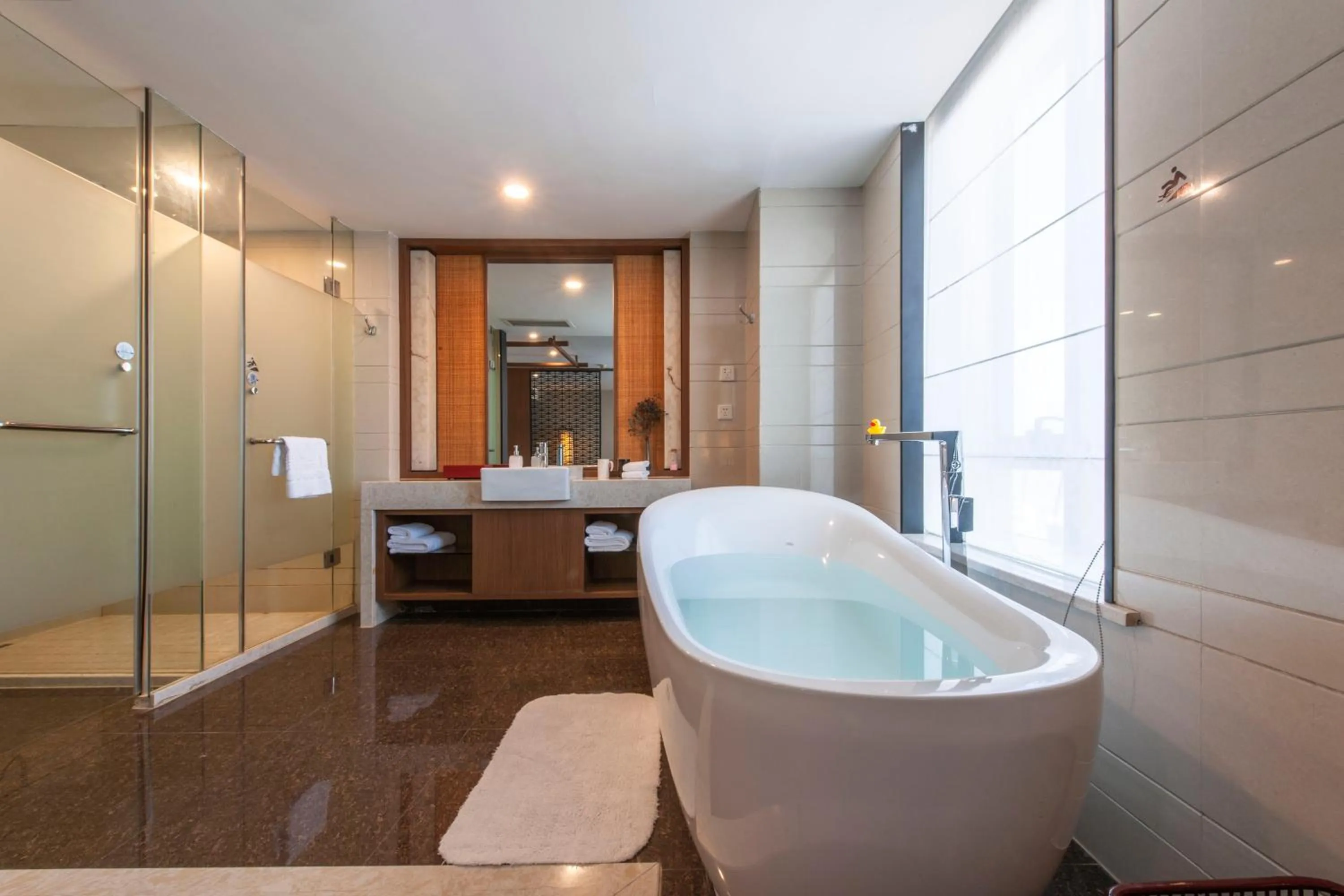 Bathroom in SSAW Boutique Hotel Hefei Intime Centre