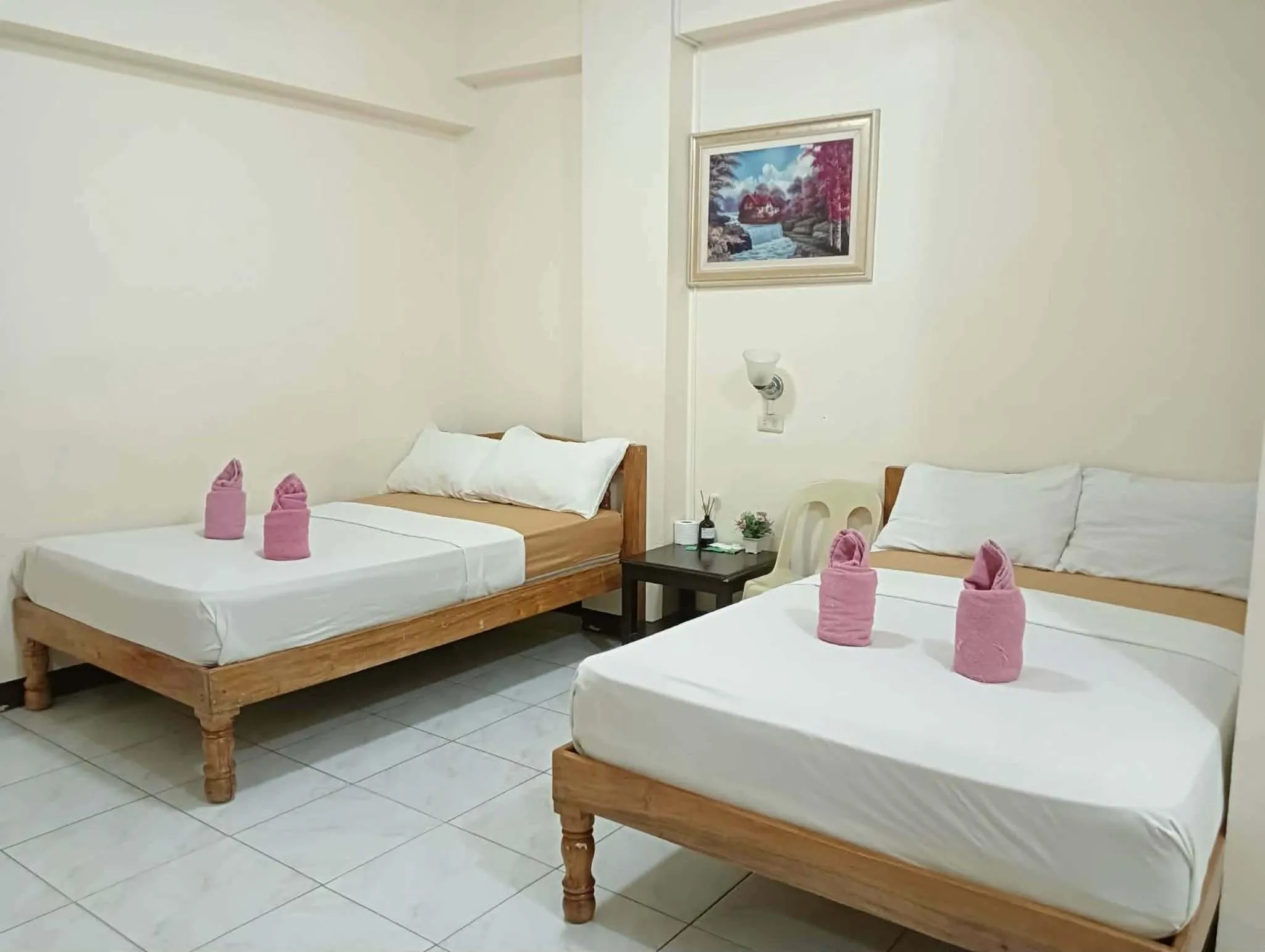 Bed in Constrell Pension House