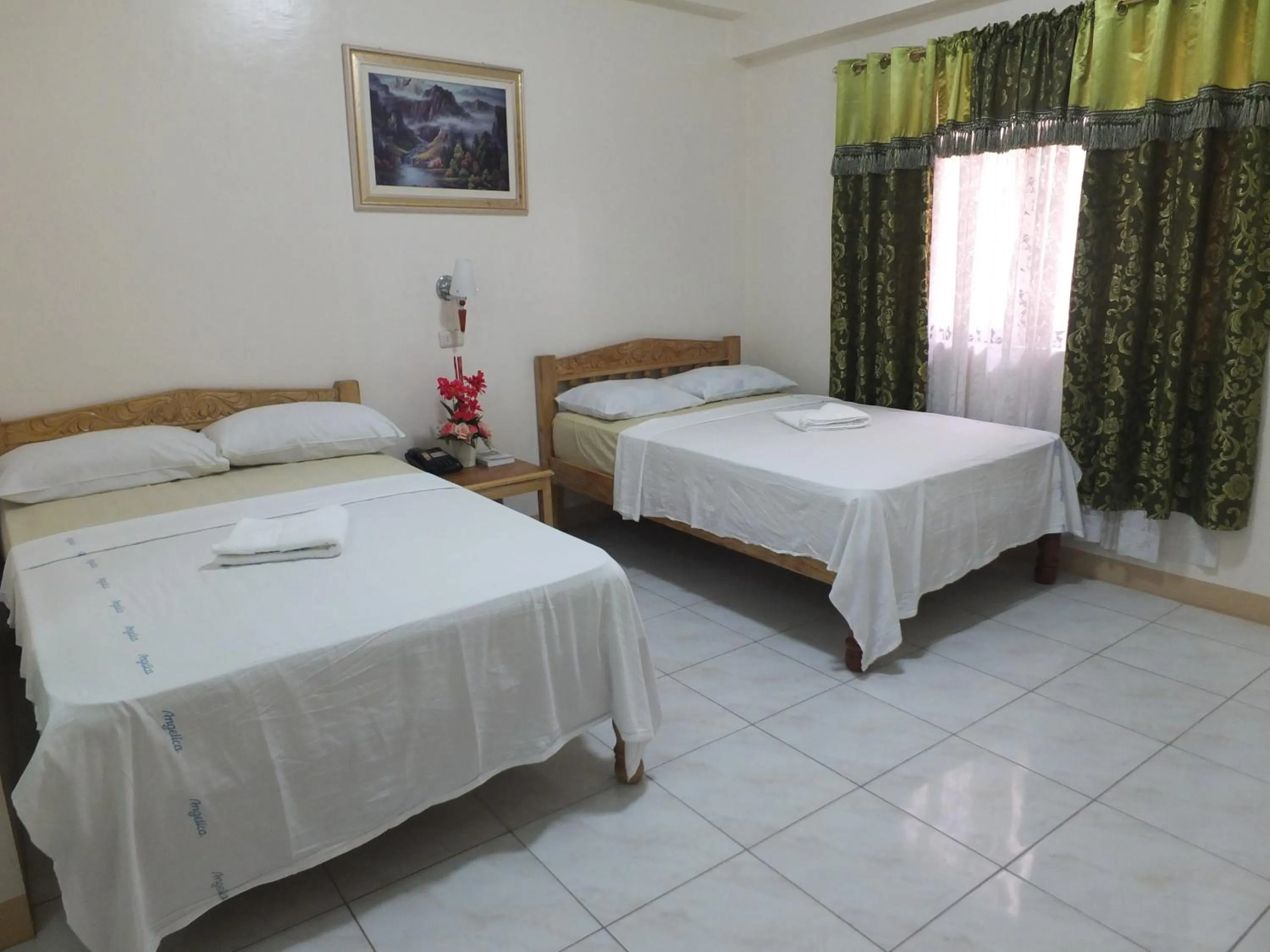 Bed in Constrell Pension House