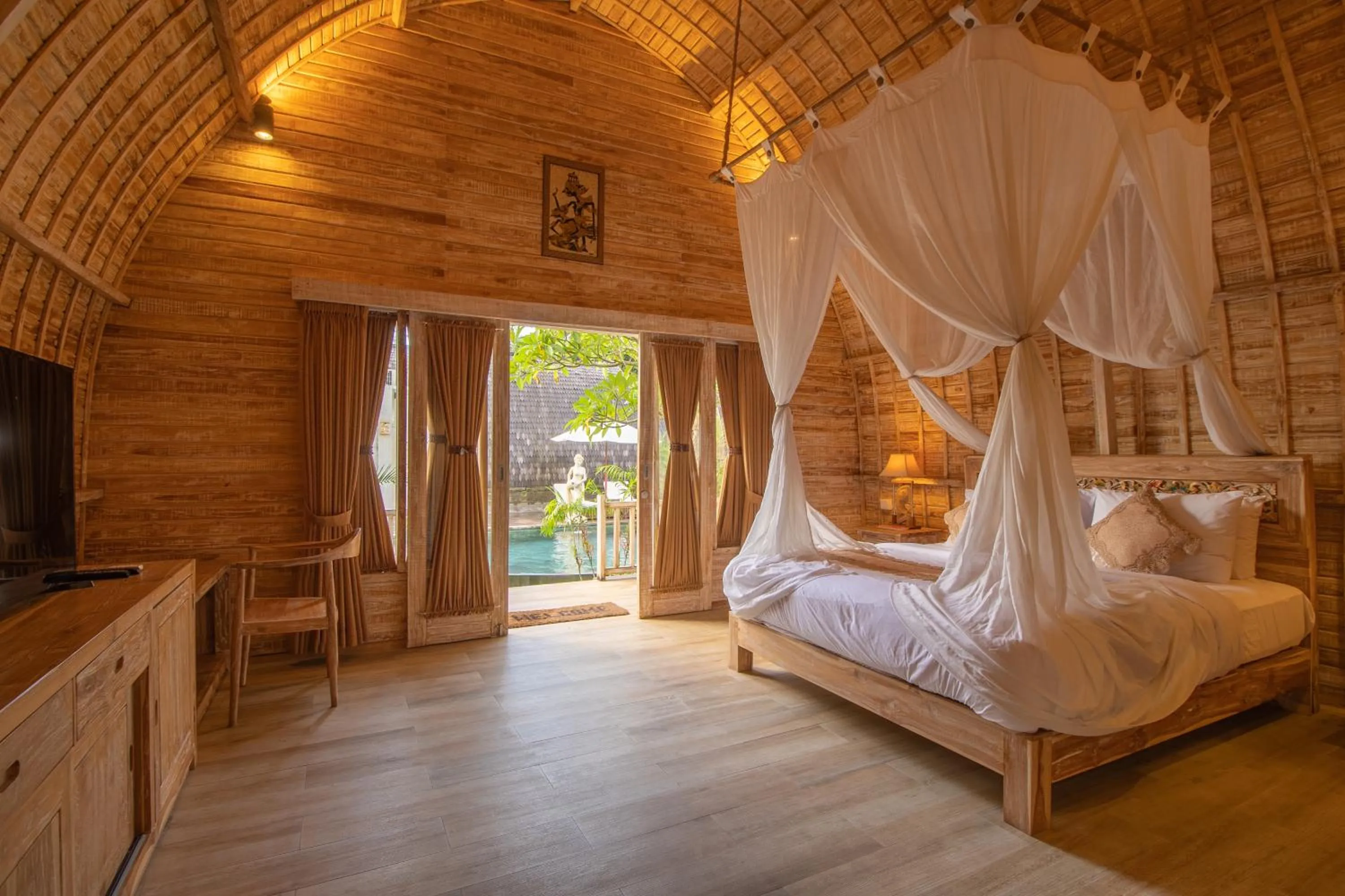 Bedroom, Bed in Wana Shanti Villa