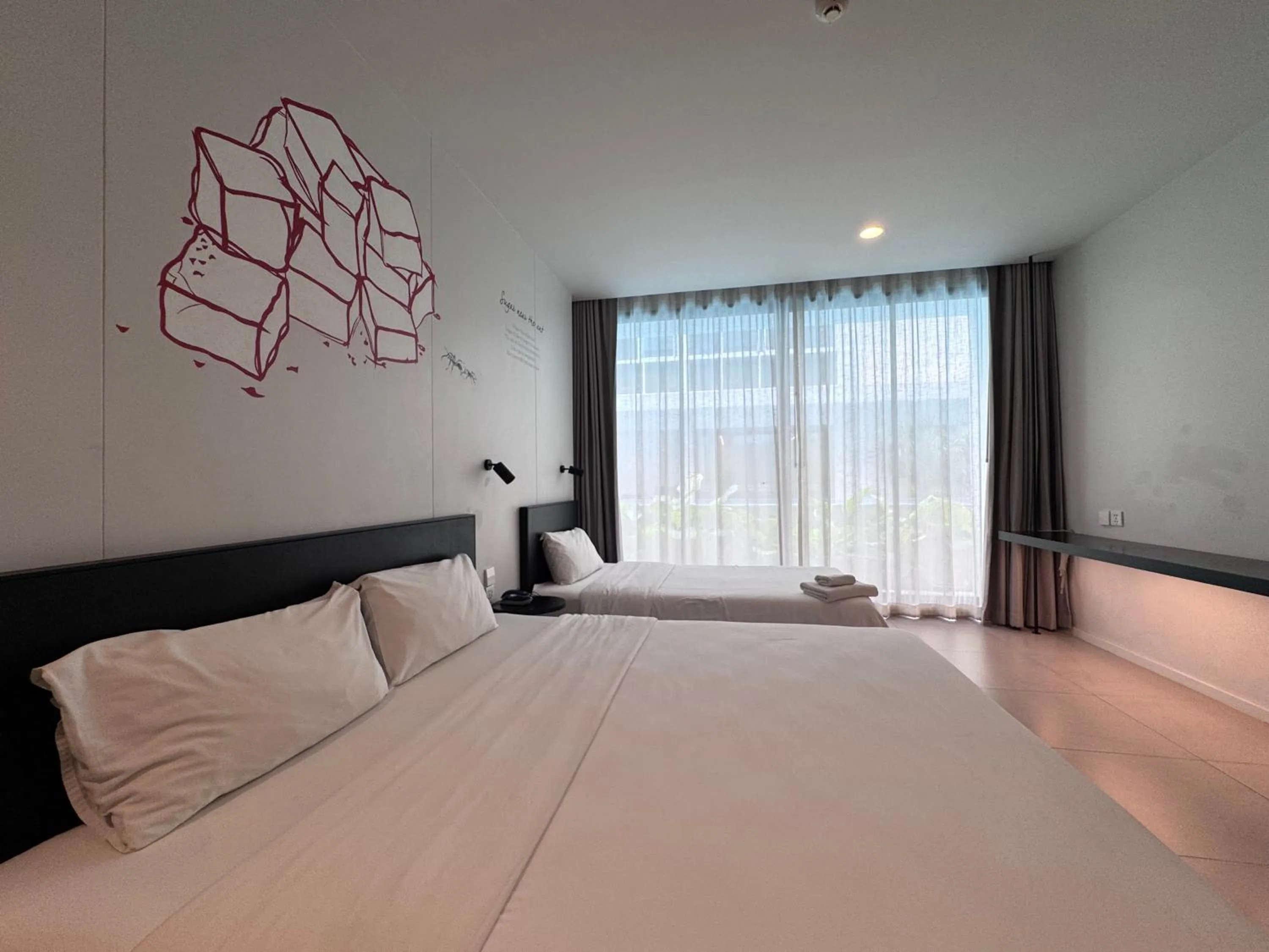 Bed in CHERN Bangkok