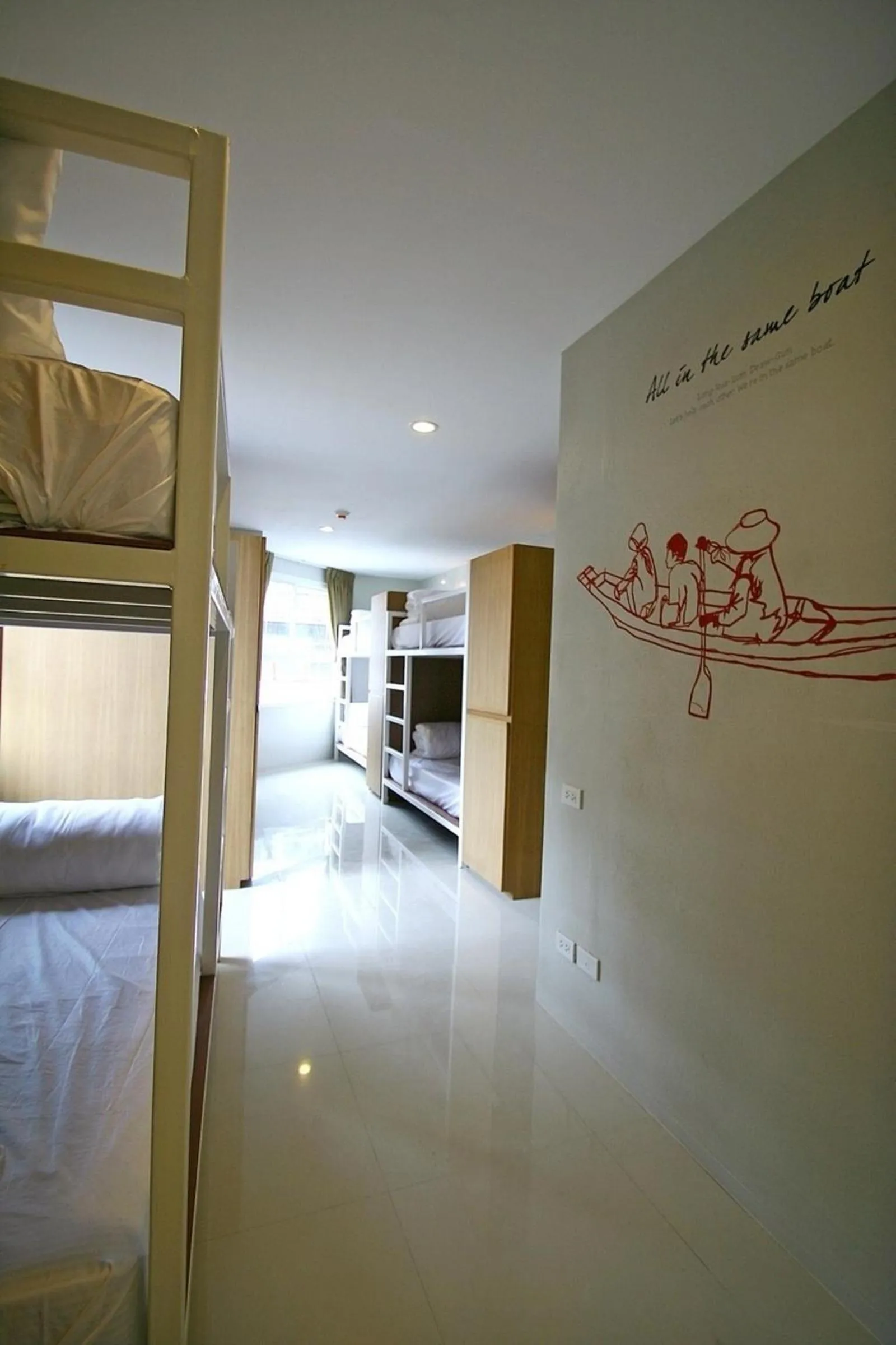 Photo of the whole room, Bed in CHERN Bangkok