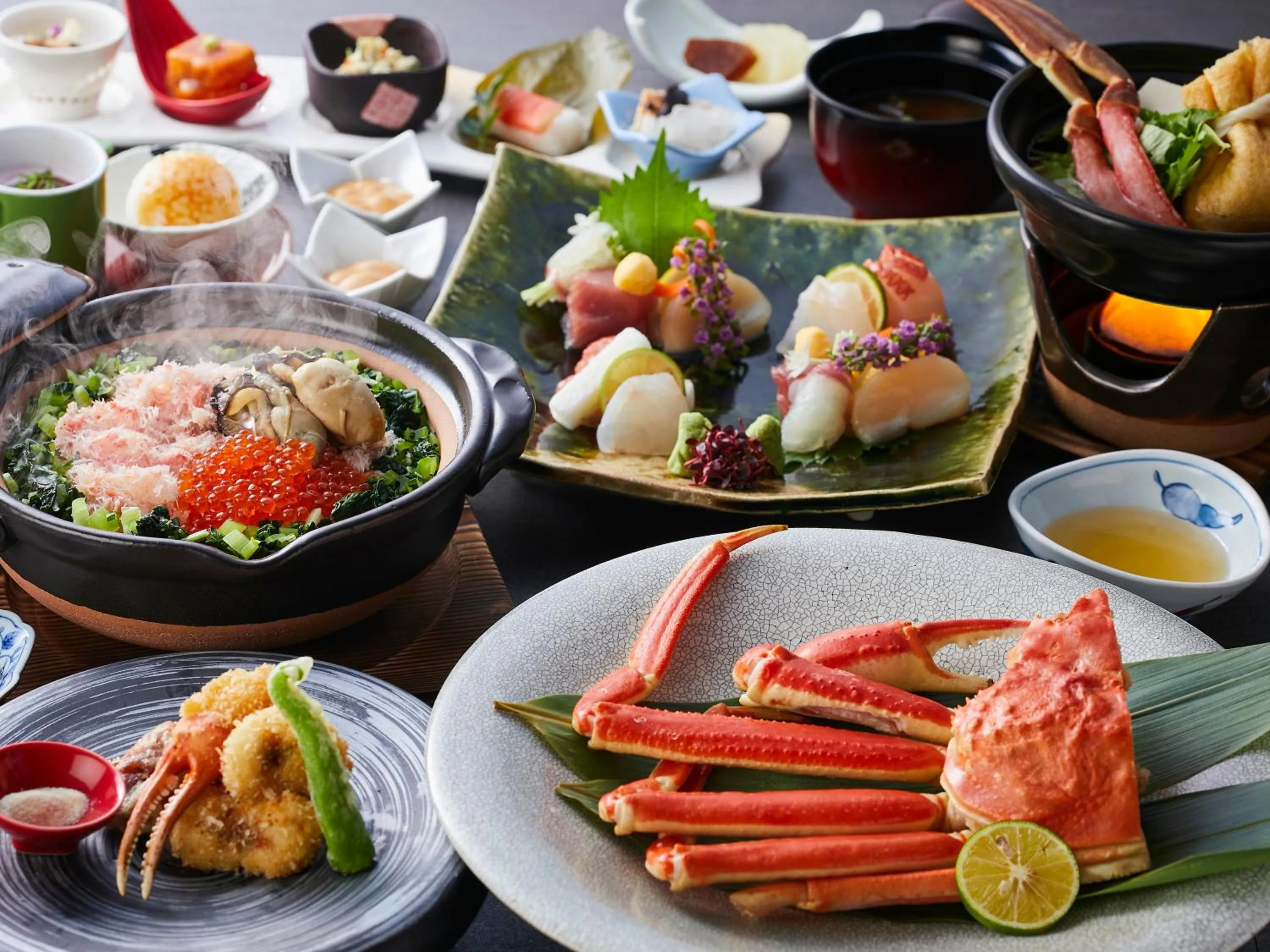 Dinner in KAMENOI HOTEL Yamato Heguri