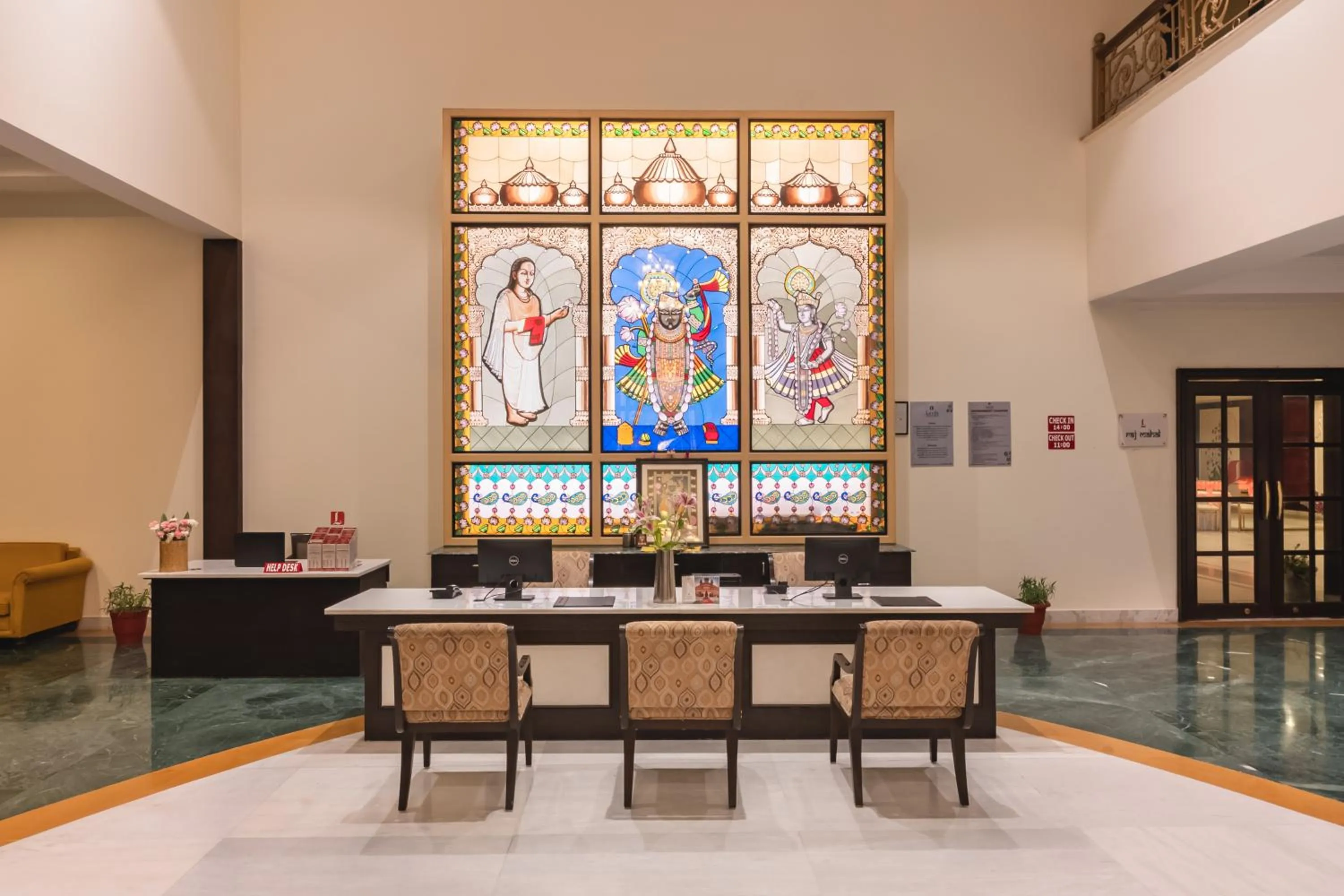 Lobby or reception in Shree Vallabh Vilas Lords Plaza Nathdwara - Pure Veg