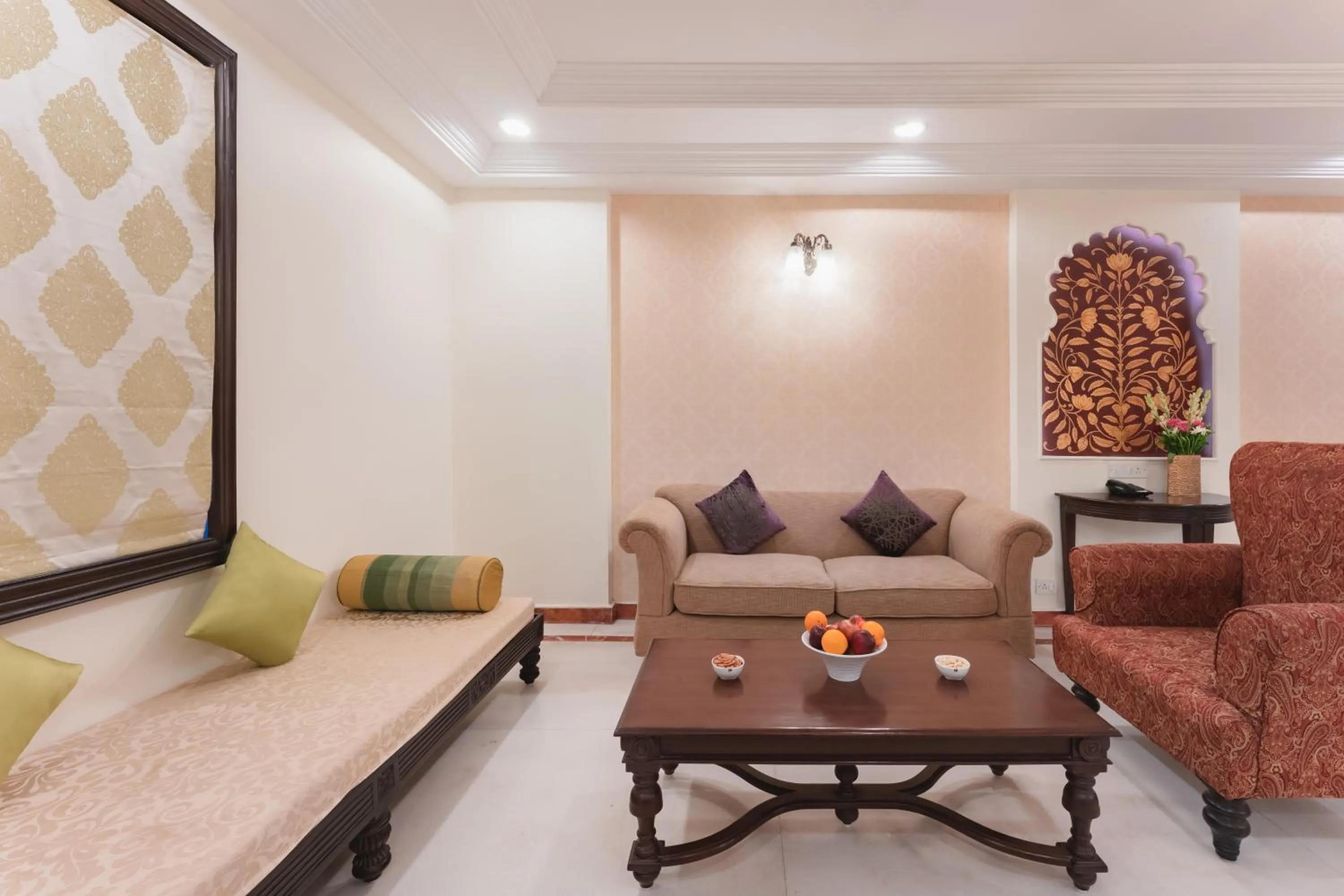 Seating area in Shree Vallabh Vilas Lords Plaza Nathdwara - Pure Veg