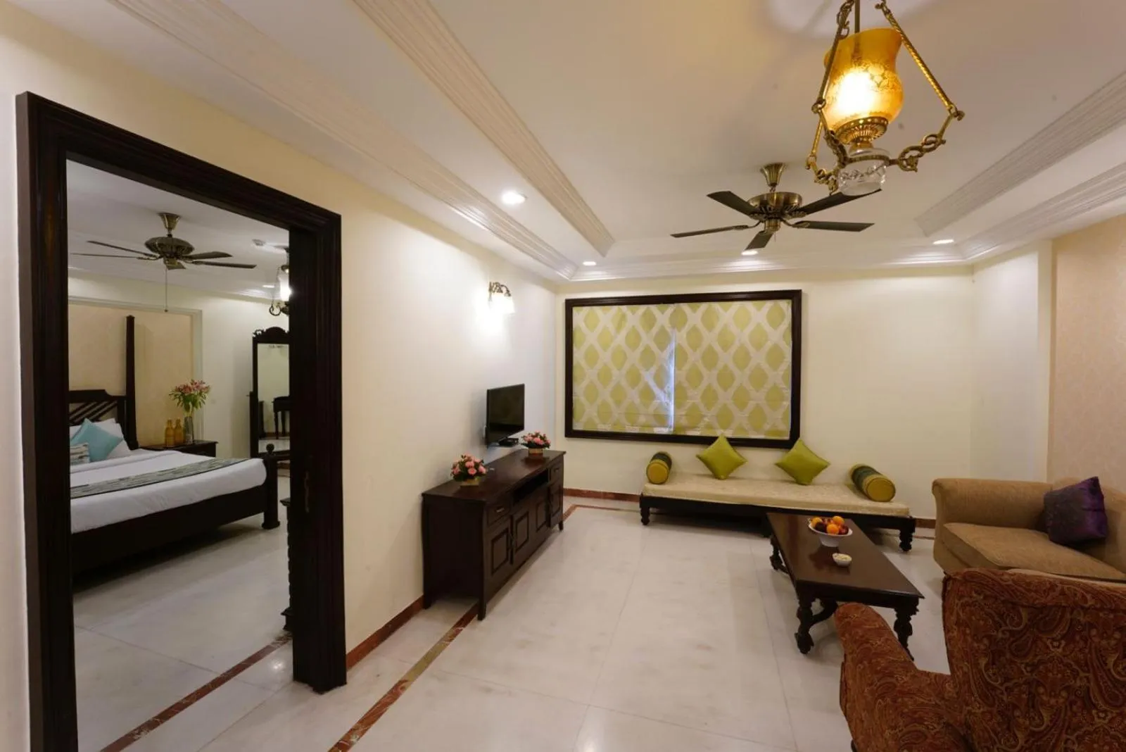 Seating area, Bed in Shree Vallabh Vilas Lords Plaza Nathdwara - Pure Veg