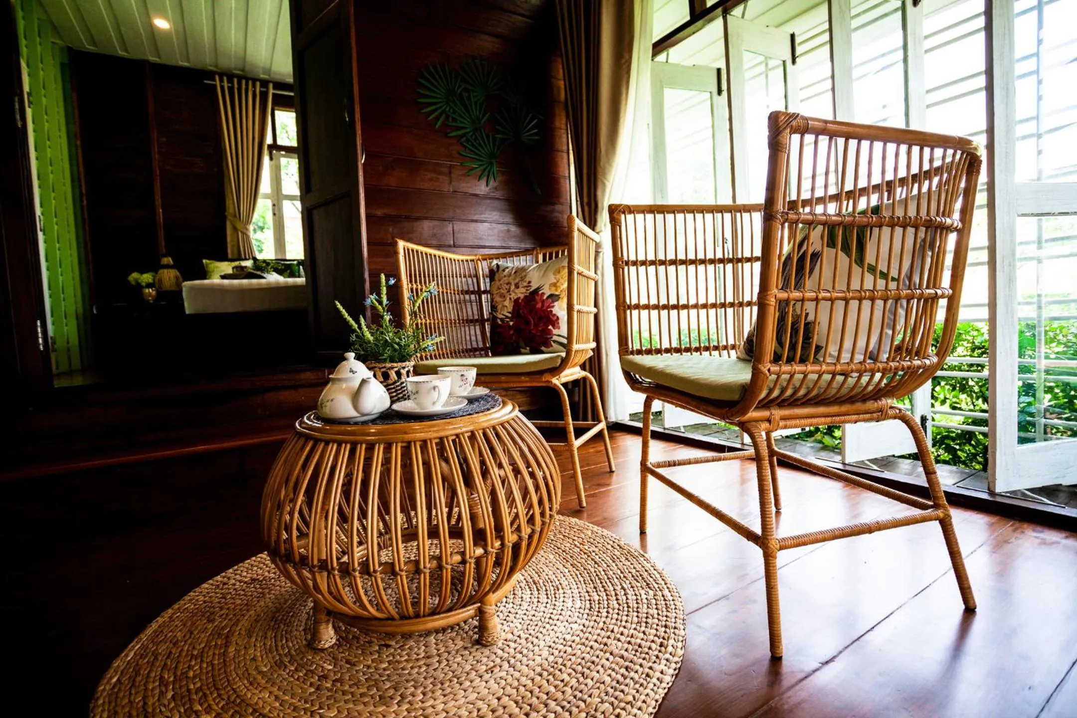 Living room in Baan Suan Krung Kao
