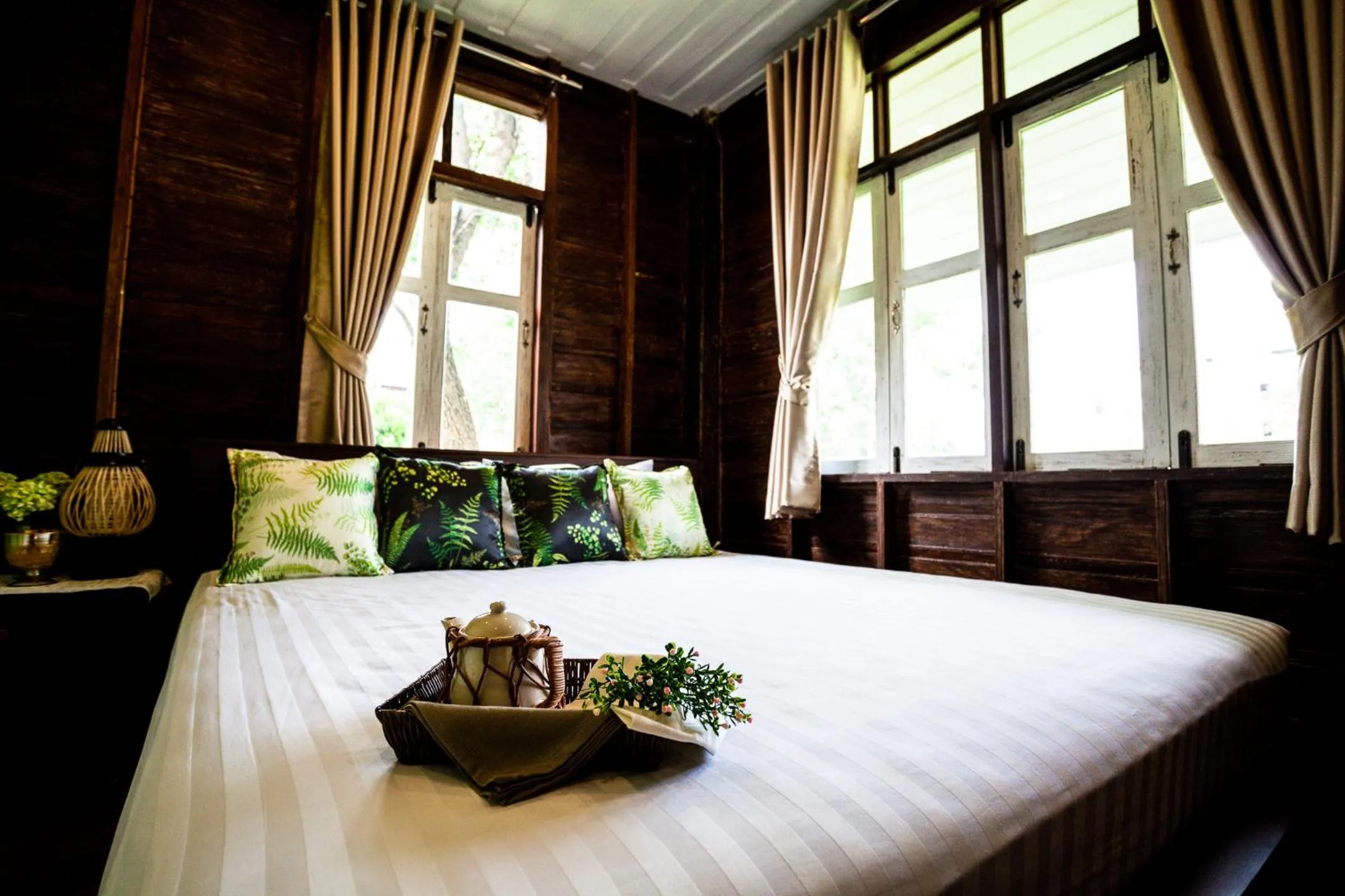 Bed in Baan Suan Krung Kao