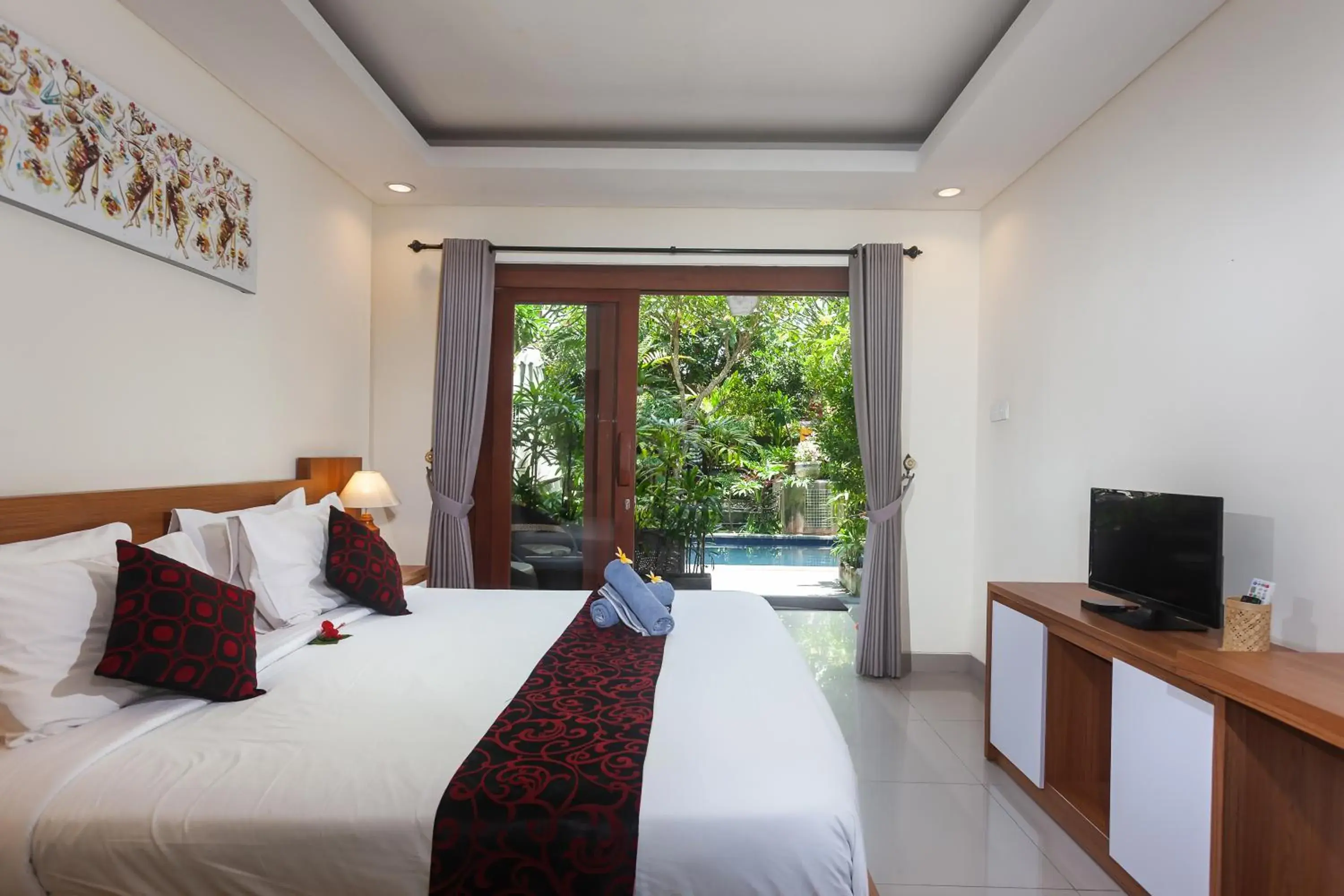 Deluxe Double Room with Pool Access and Garden View in Anindya Sanur Deluxe Double Room with Pool Access and Garden View in Anindya Sanur