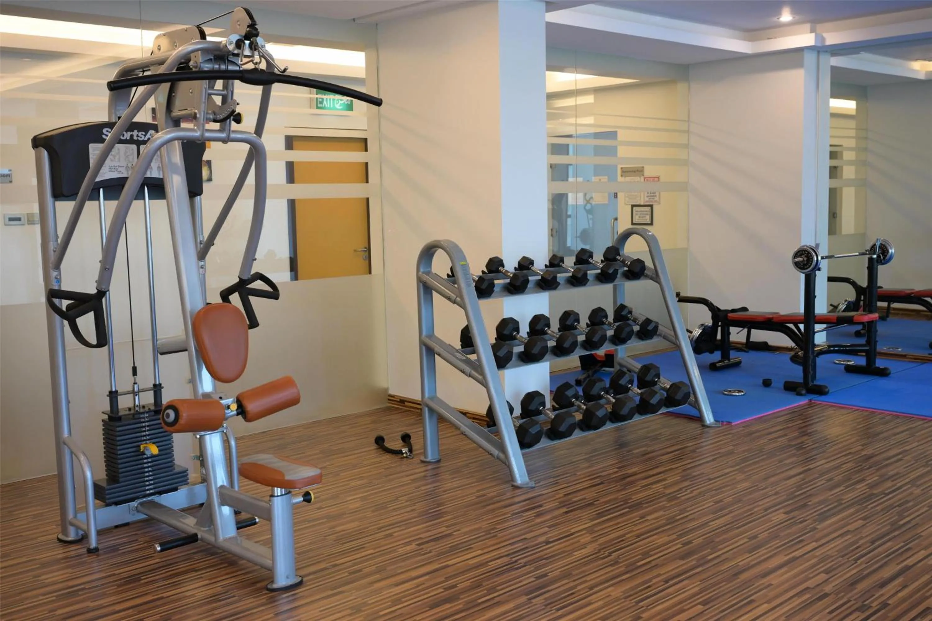 Fitness centre/facilities in Best Western Plus Mahboula