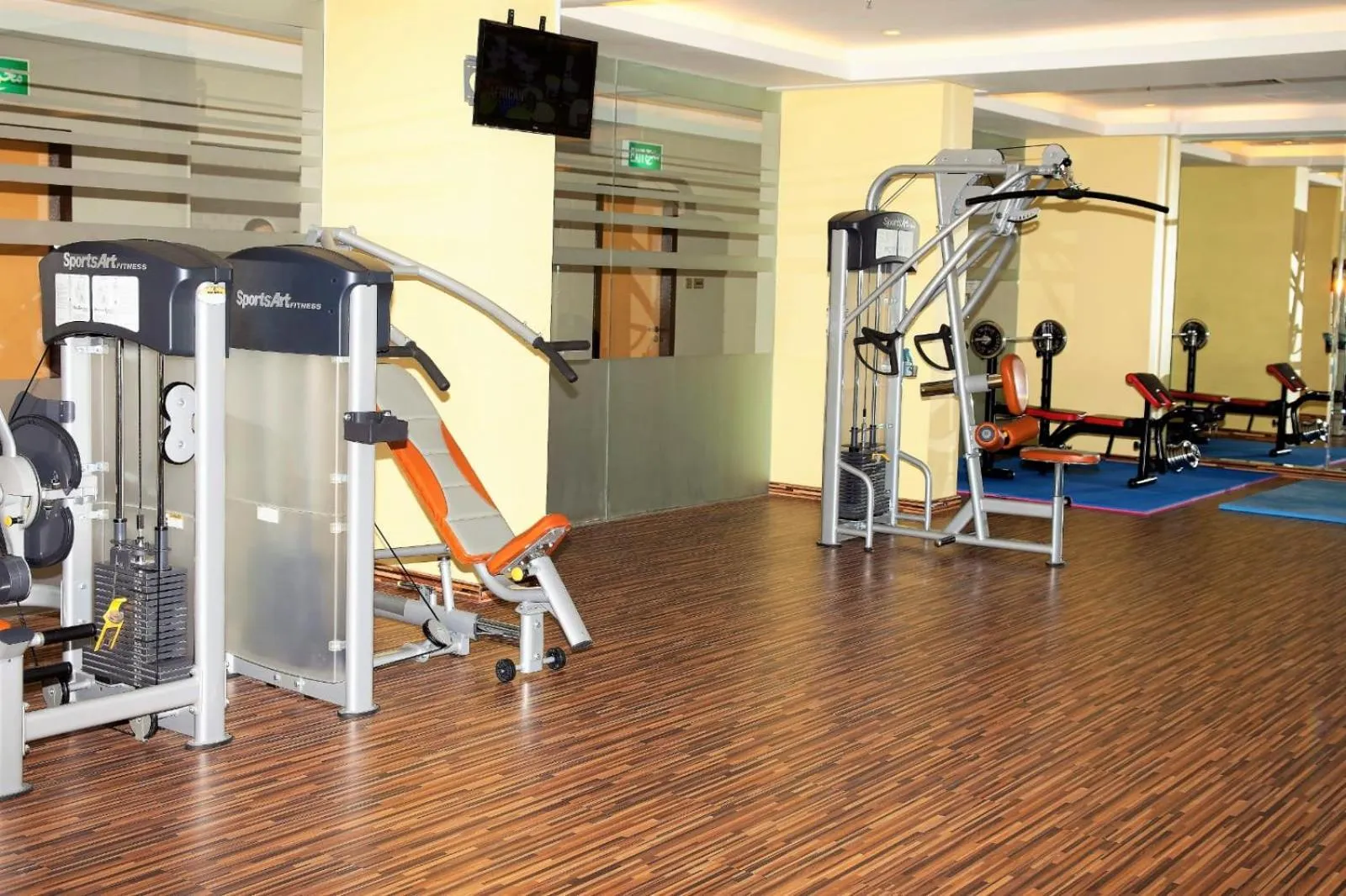 Fitness centre/facilities in Best Western Plus Mahboula