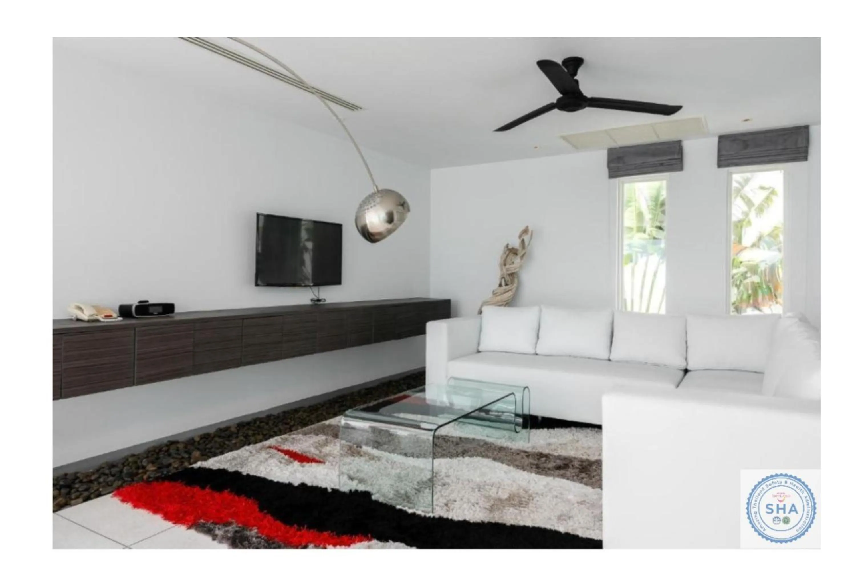 Living room in Panorama Samui Residences