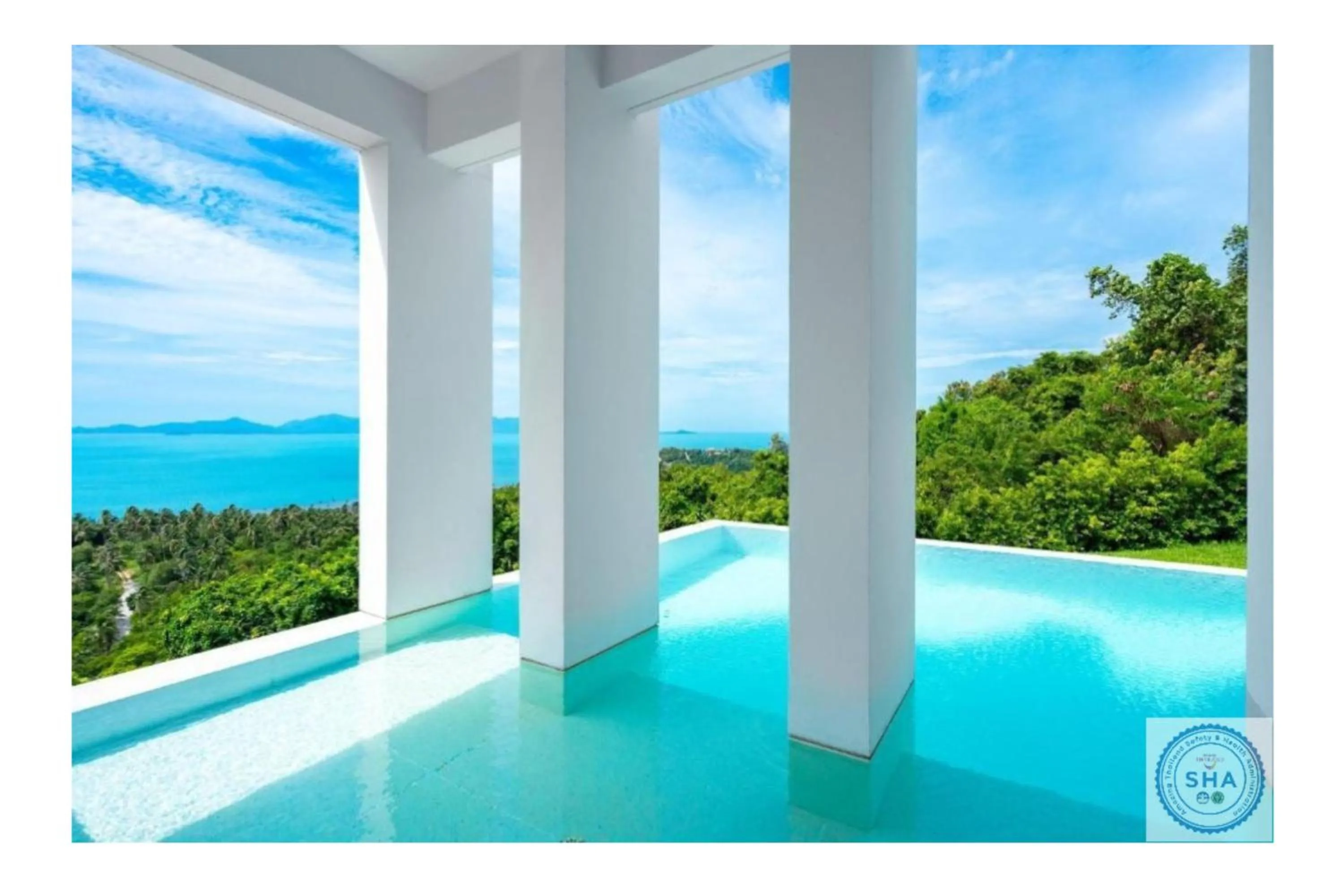 Pool view in Panorama Samui Residences