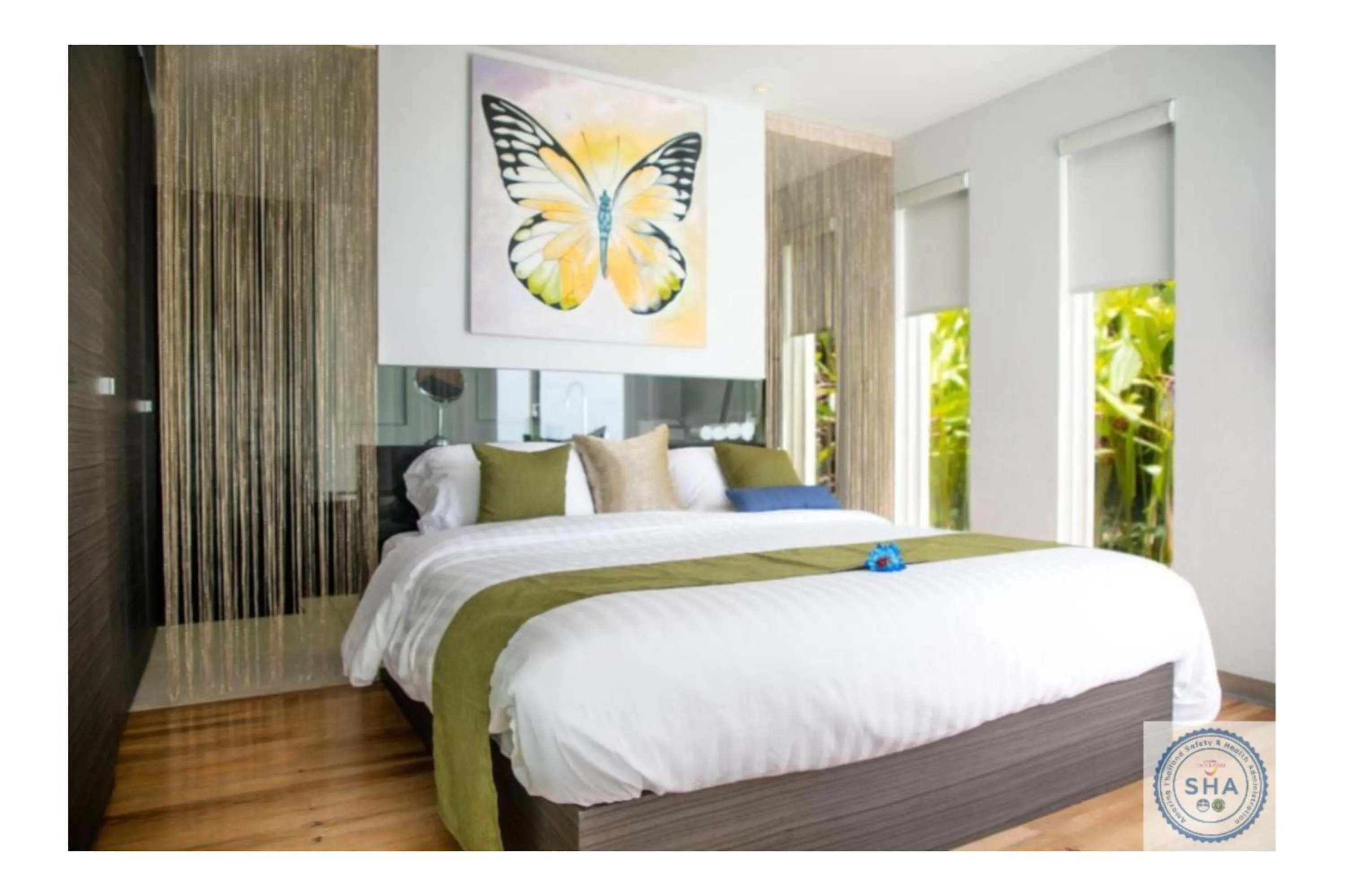 Bed in Panorama Samui Residences