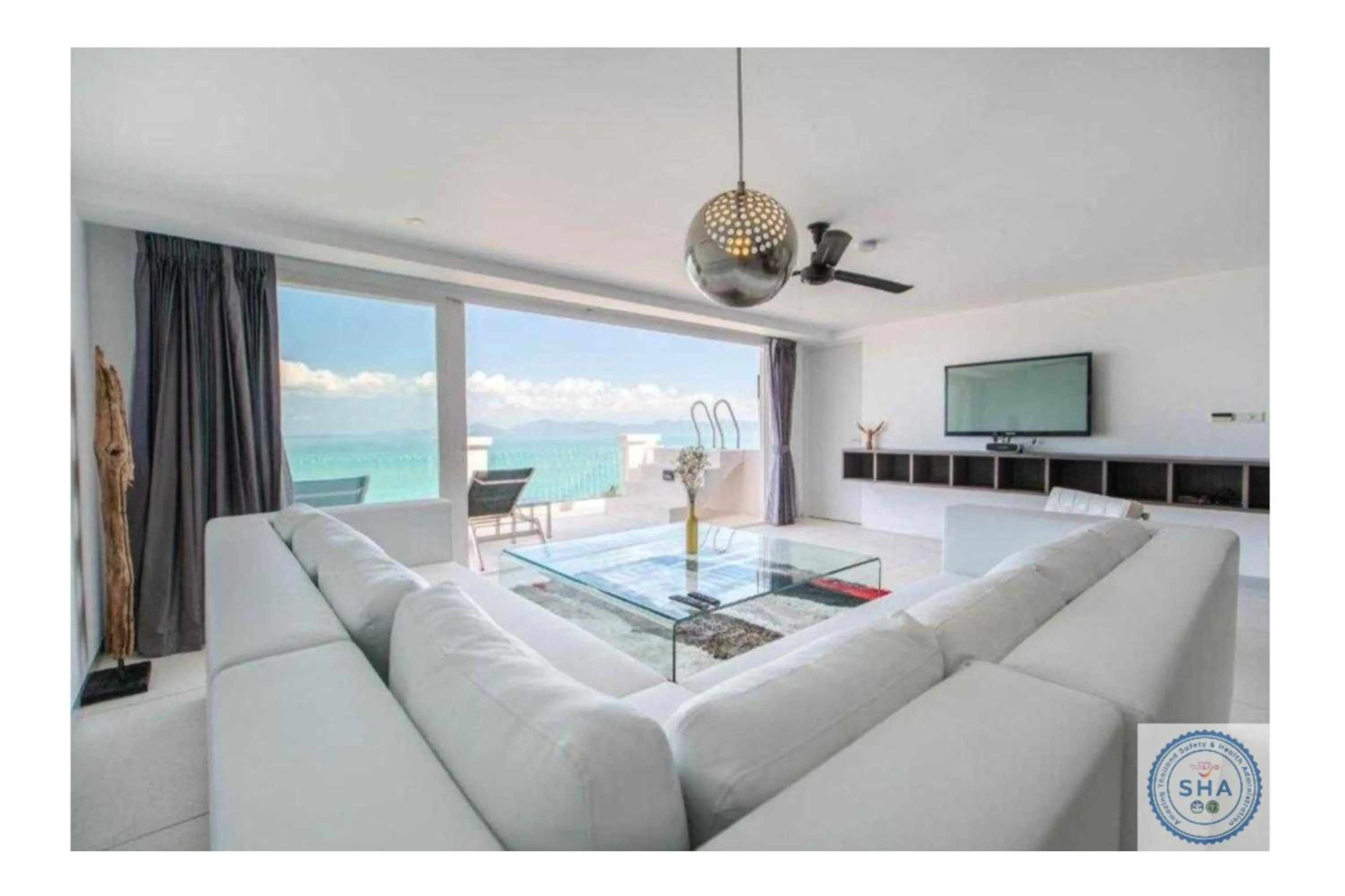 Living room in Panorama Samui Residences