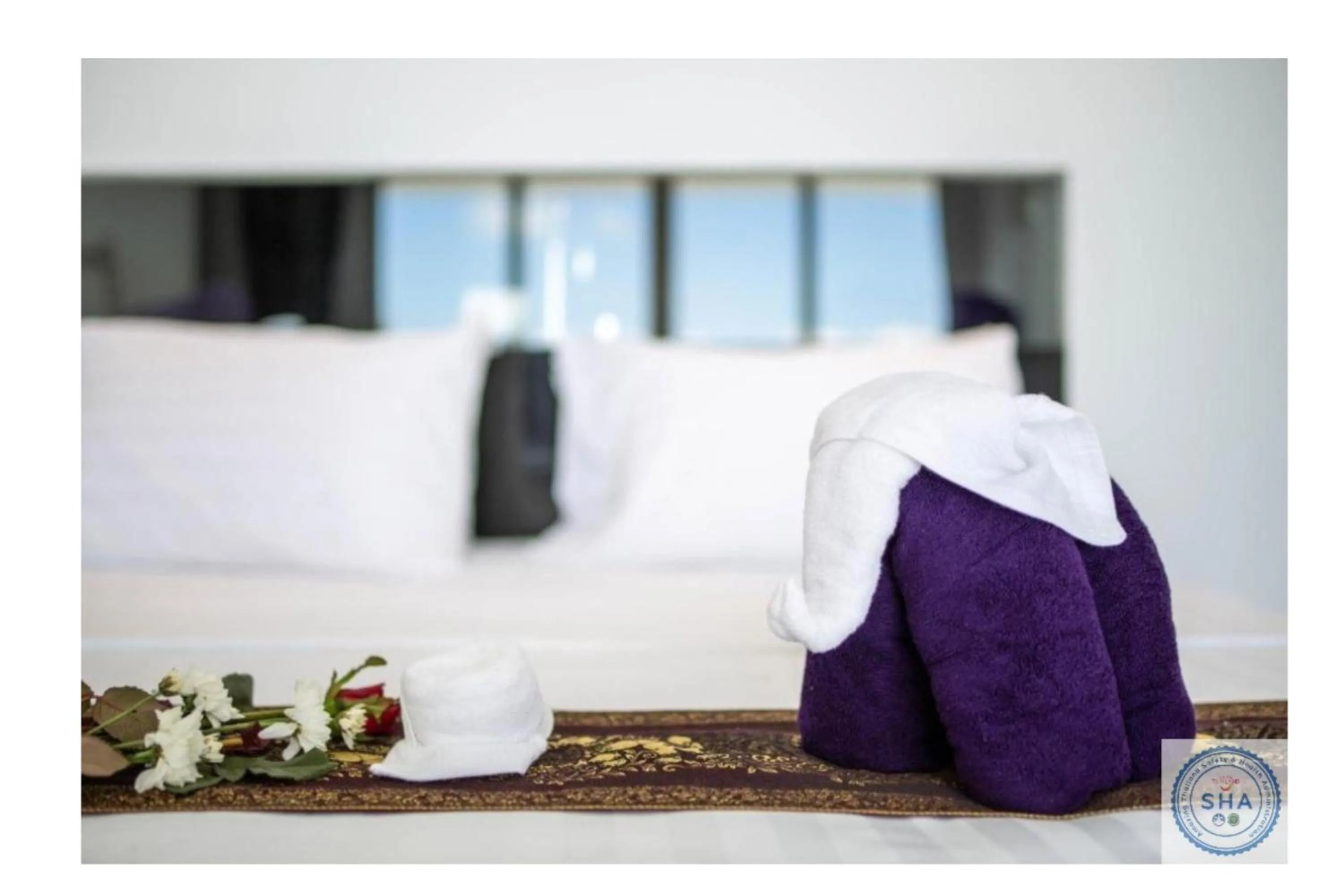 Bed in Panorama Samui Residences