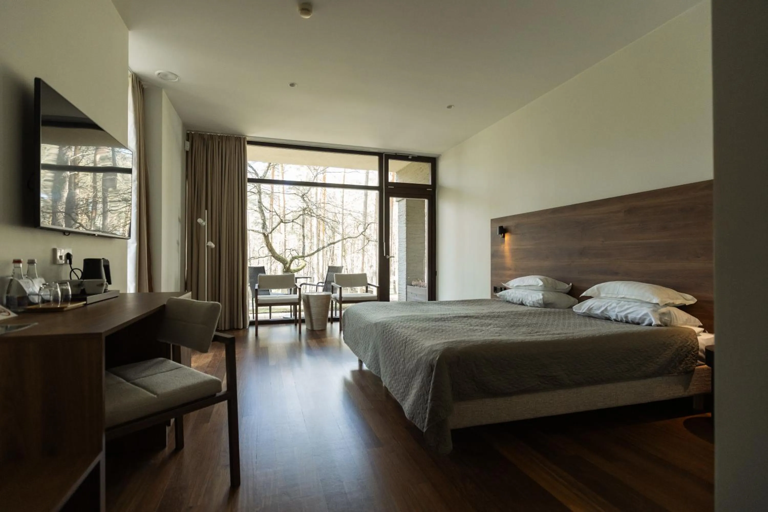 View (from property/room), Bed in Belvilis Hotel