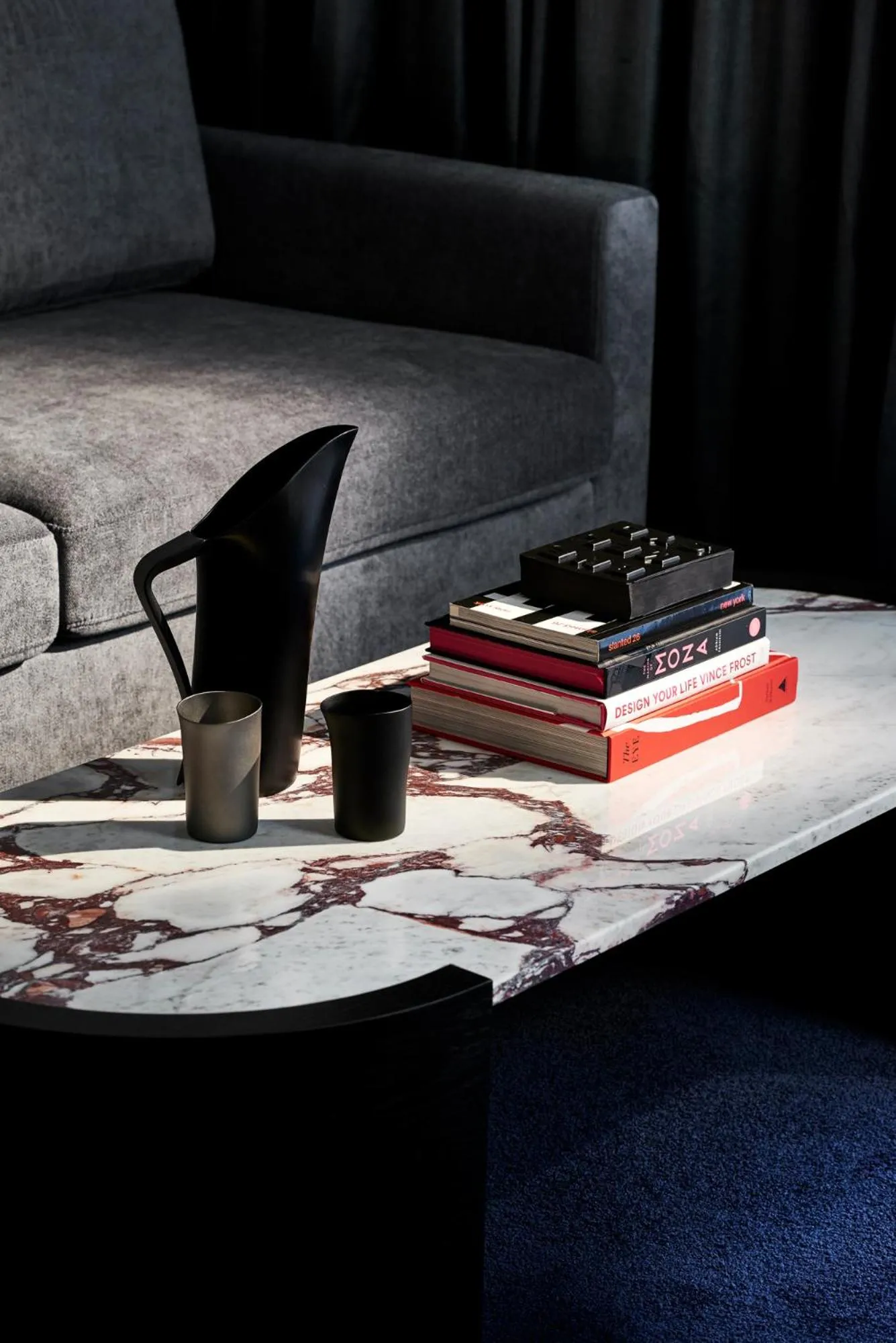 Living room in Midnight Hotel, Autograph Collection