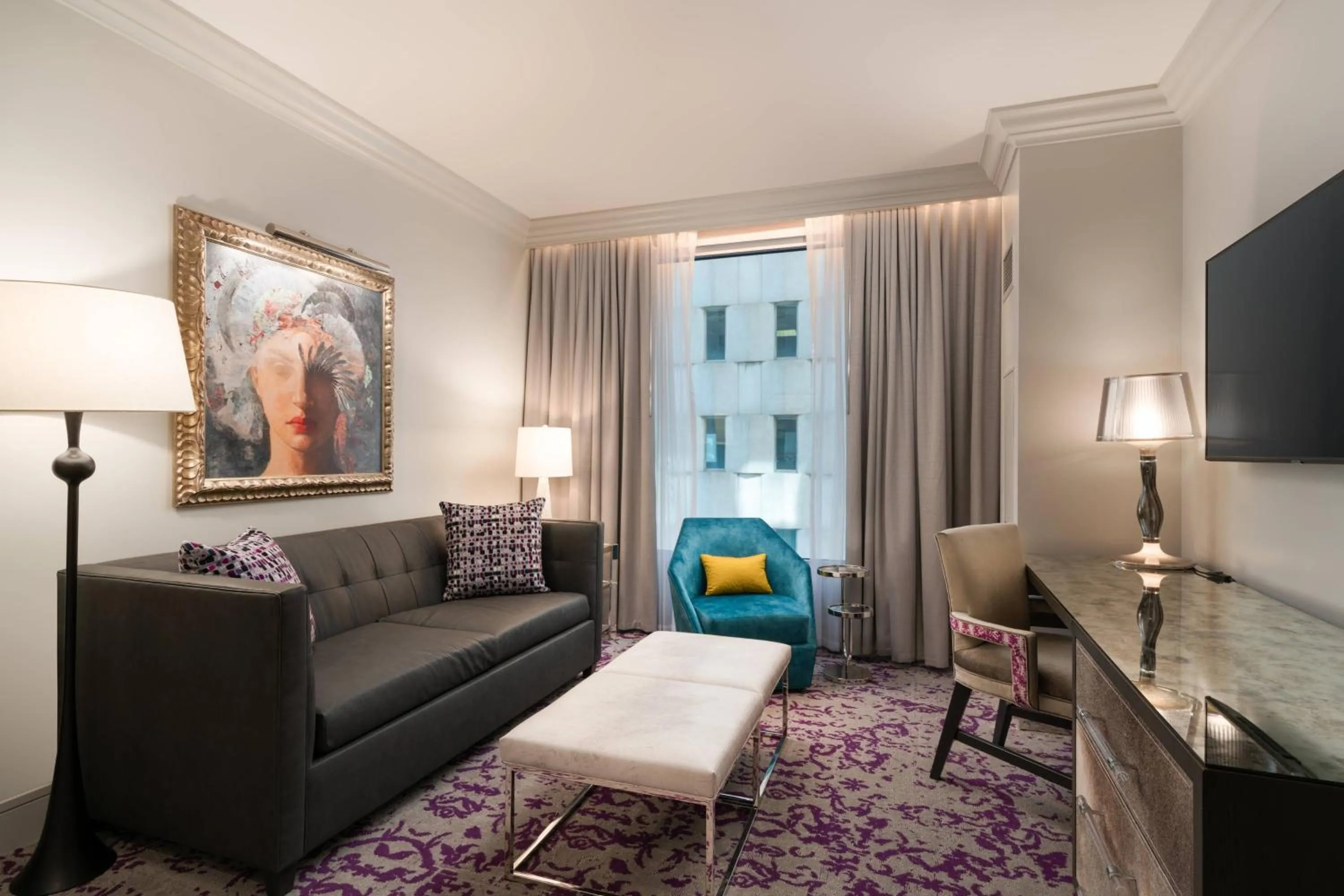 Living room in Grand Bohemian Charlotte, Autograph Collection