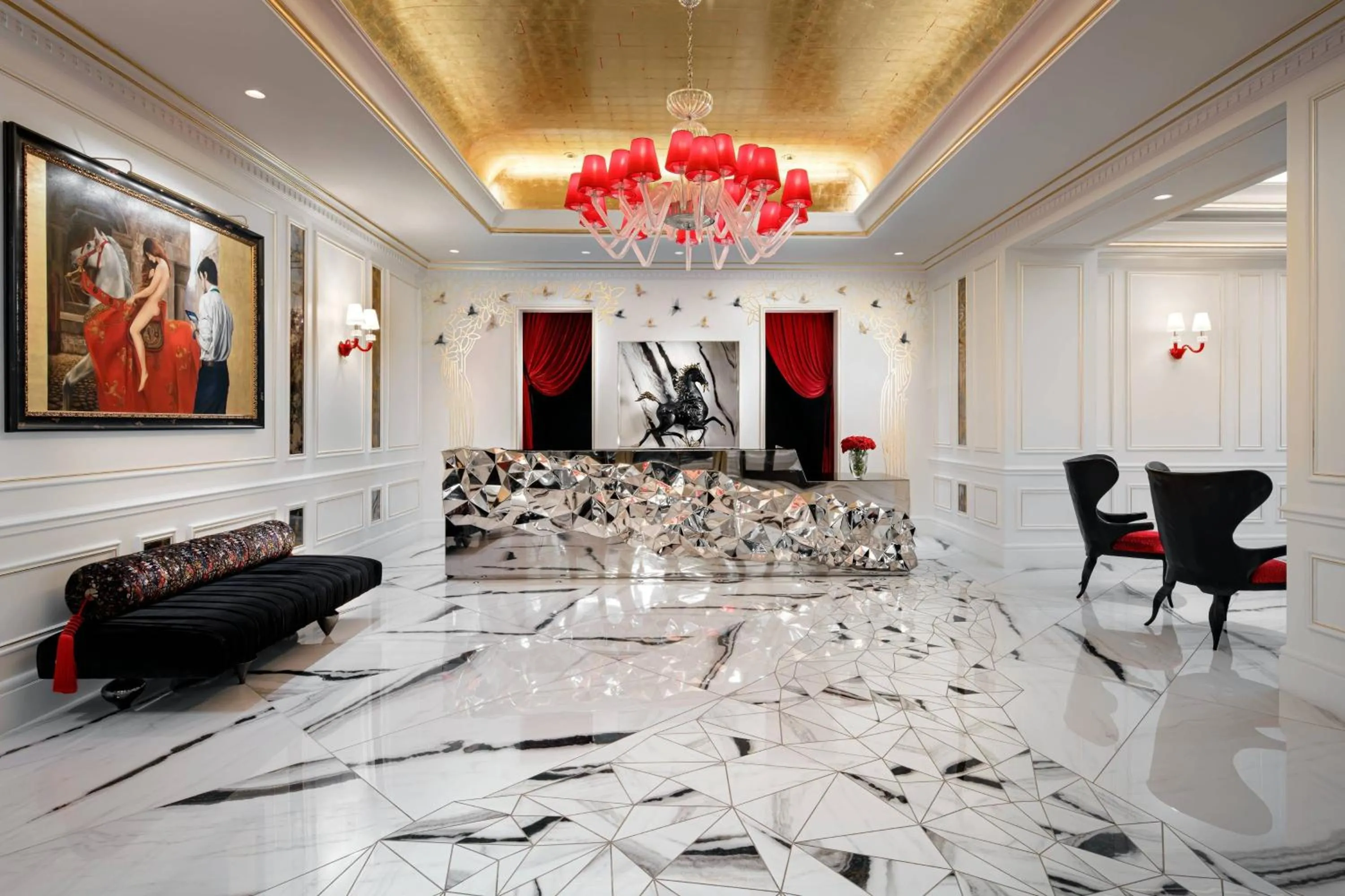 Lobby or reception in Grand Bohemian Charlotte, Autograph Collection