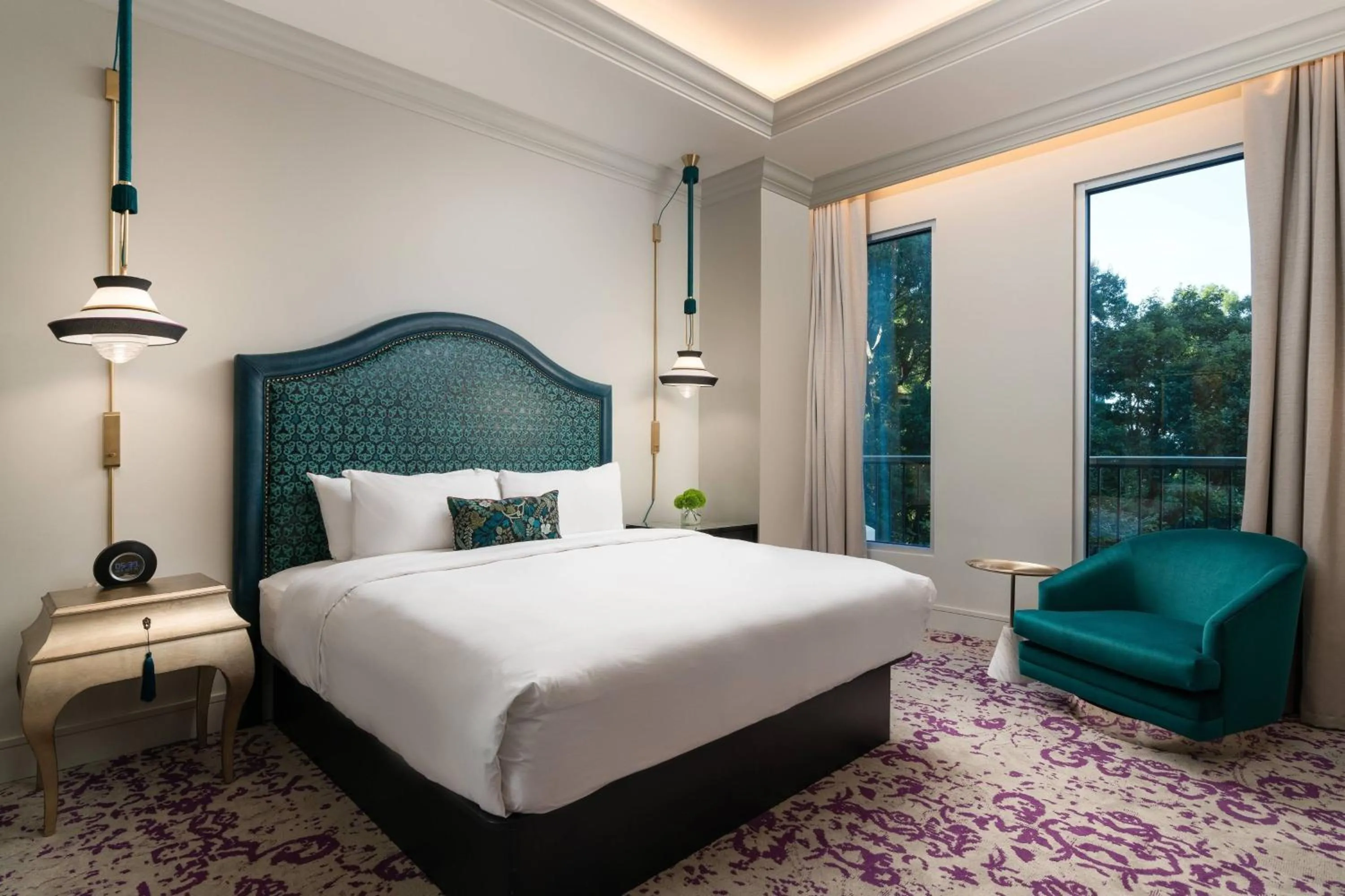 Bedroom, Bed in Grand Bohemian Charlotte, Autograph Collection