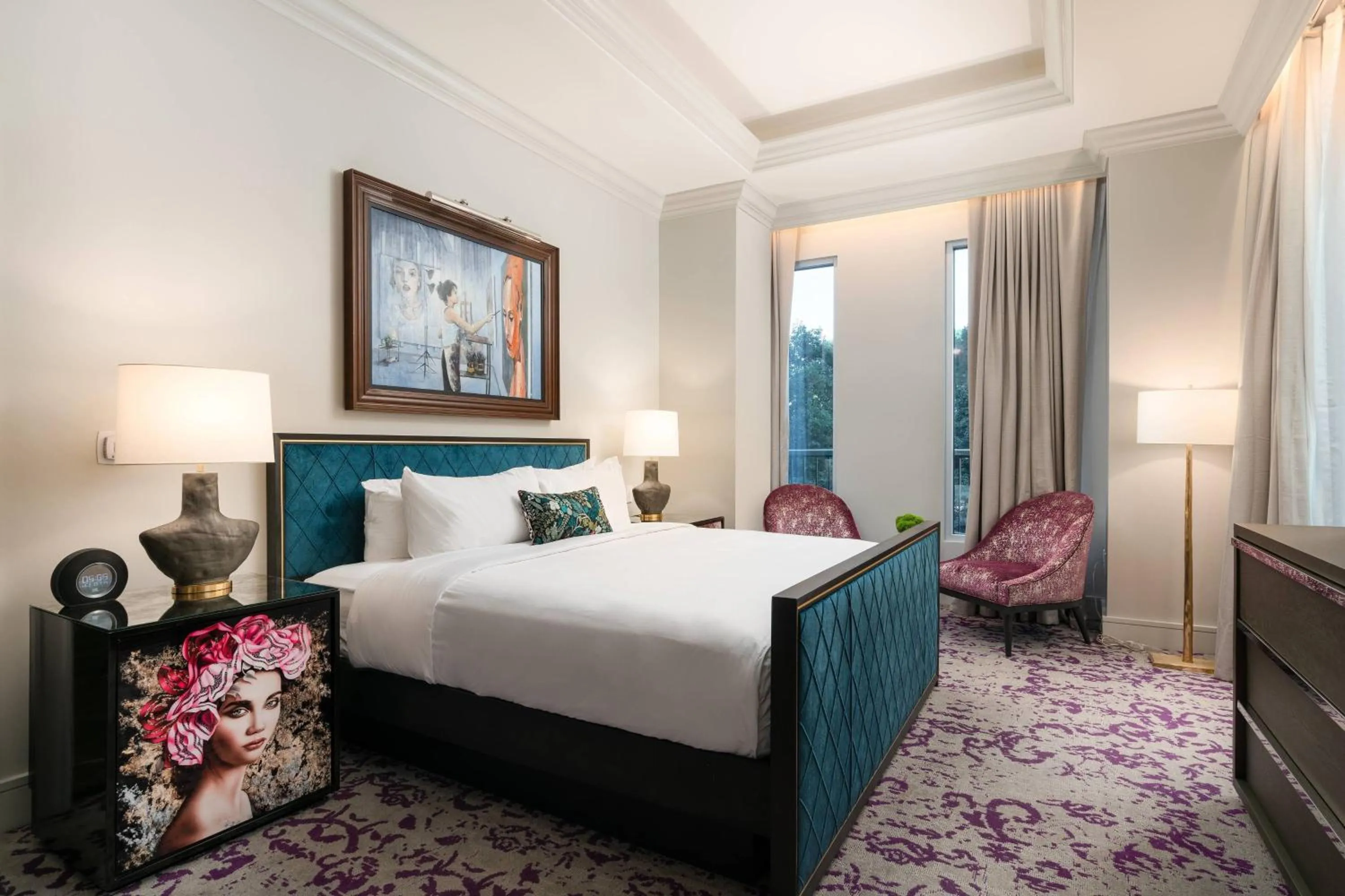 Bedroom, Bed in Grand Bohemian Charlotte, Autograph Collection