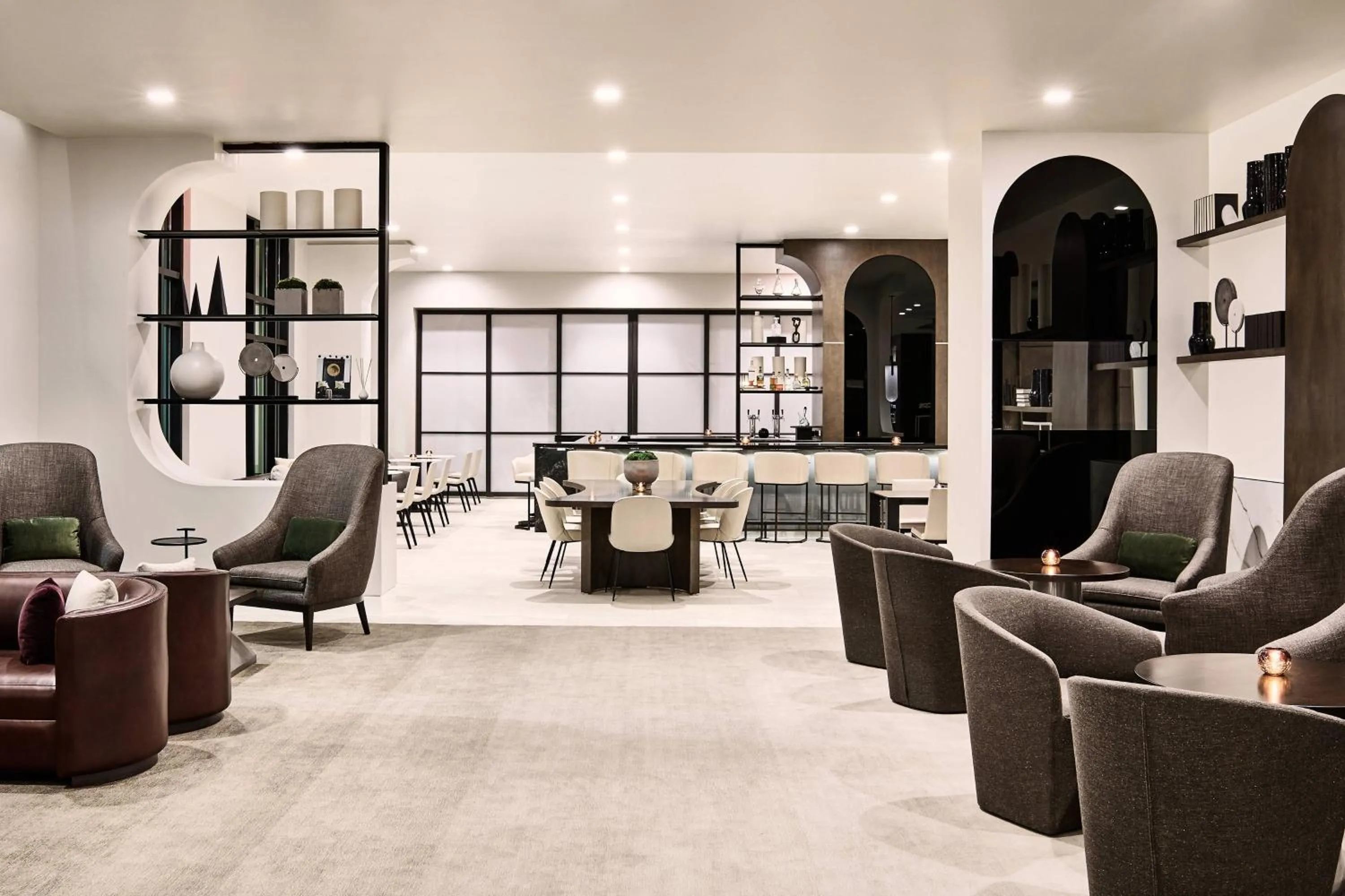 Lounge or bar in AC Hotel by Marriott Charlotte SouthPark